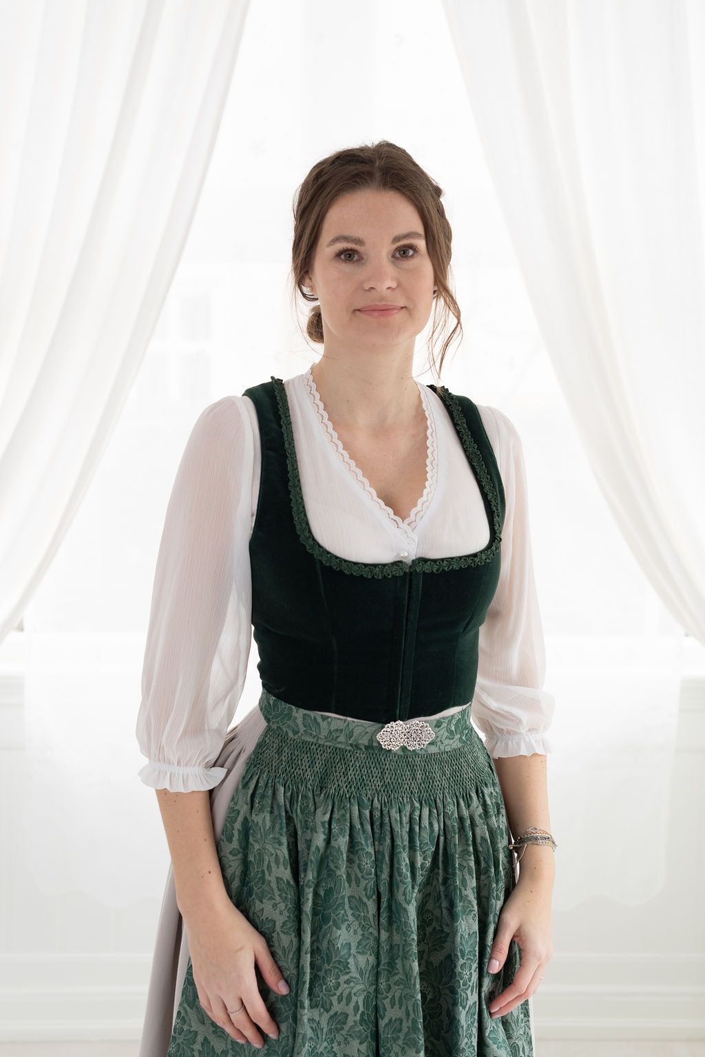 My Choice Damen Dirndlbluse Paulina