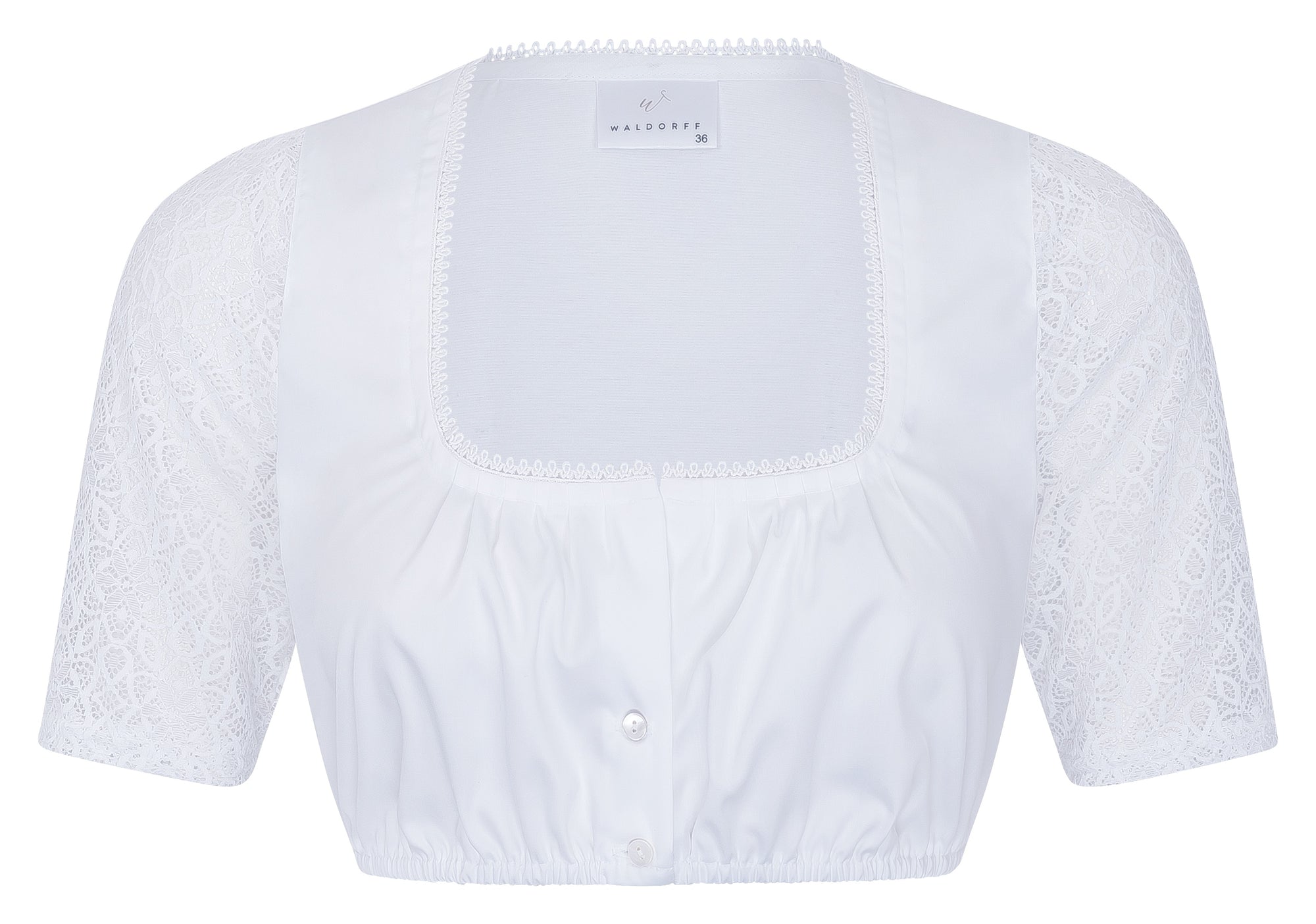 Waldorff Dirndlbluse Lola Weiß