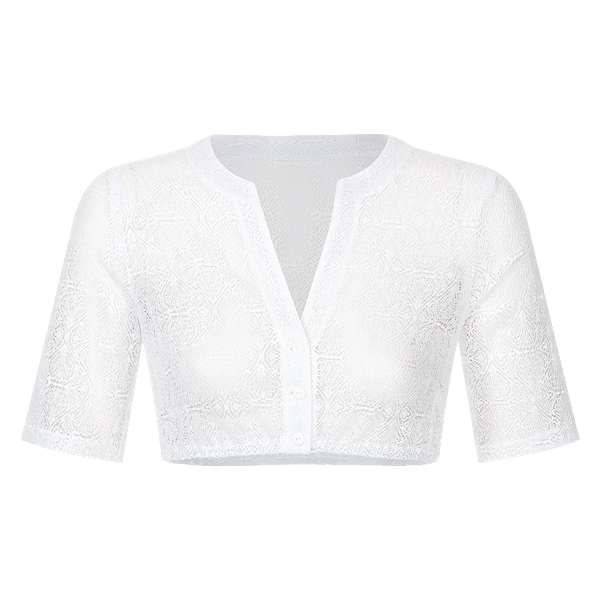 Waldorff Dirndlbluse Tina Weiß
