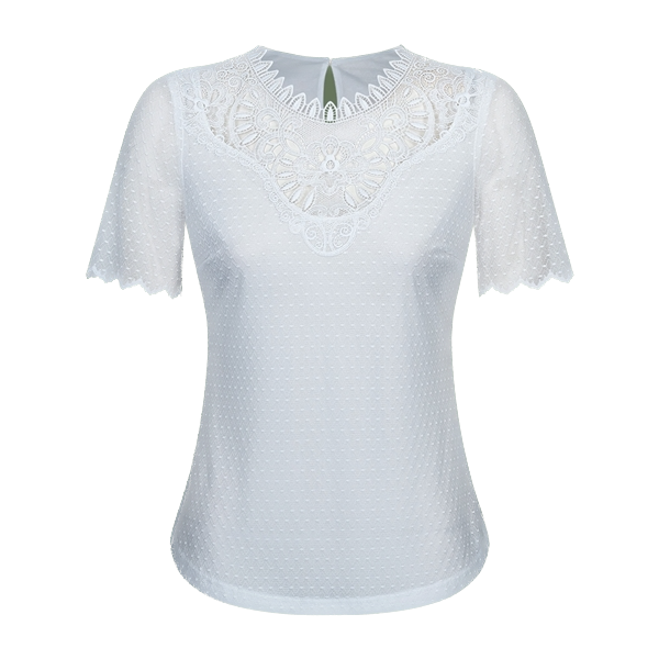 Waldorff Damen T-Shirt Ilka Weiß