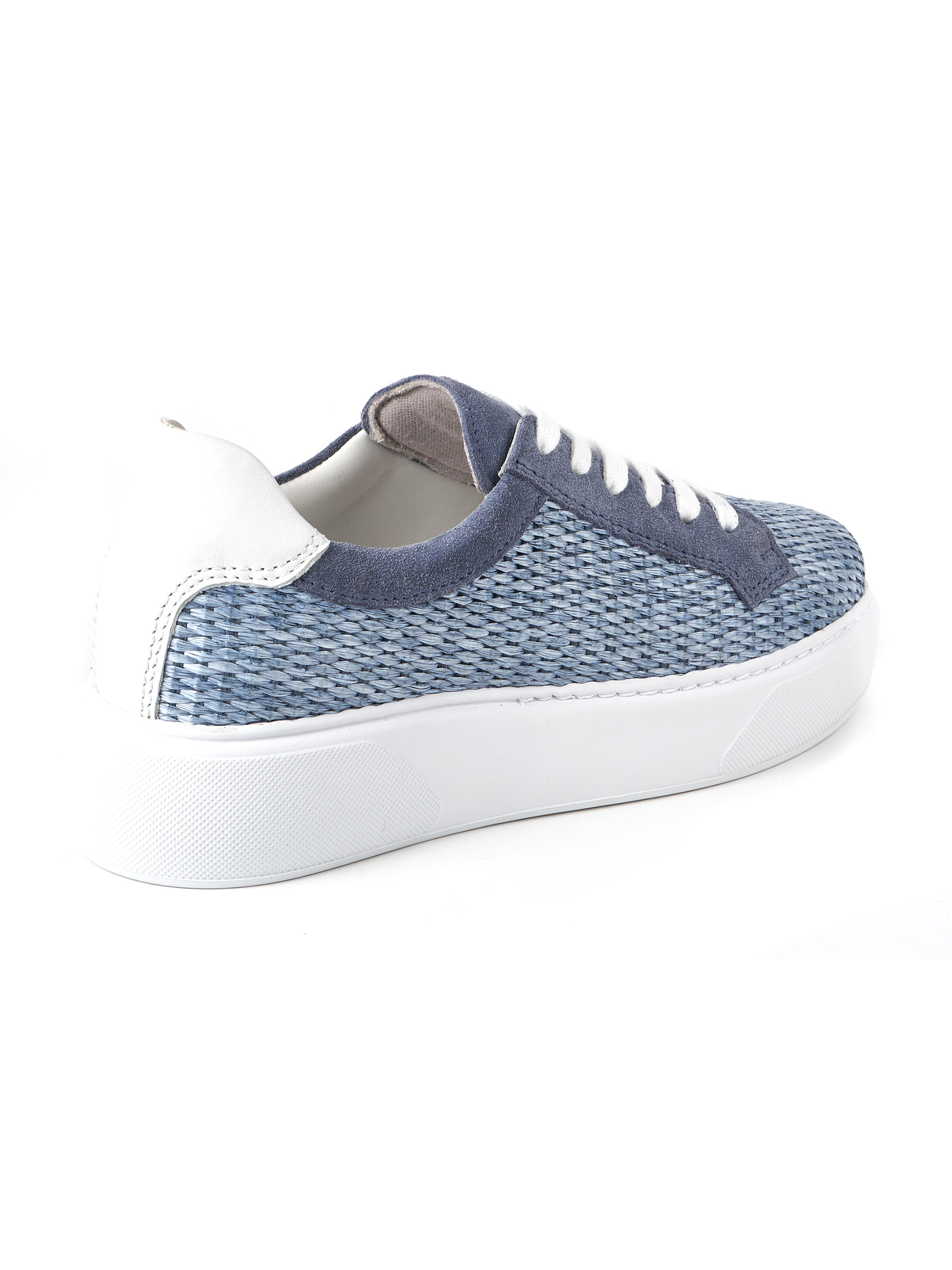 dirndl+bua Damen Sneaker Hellblau