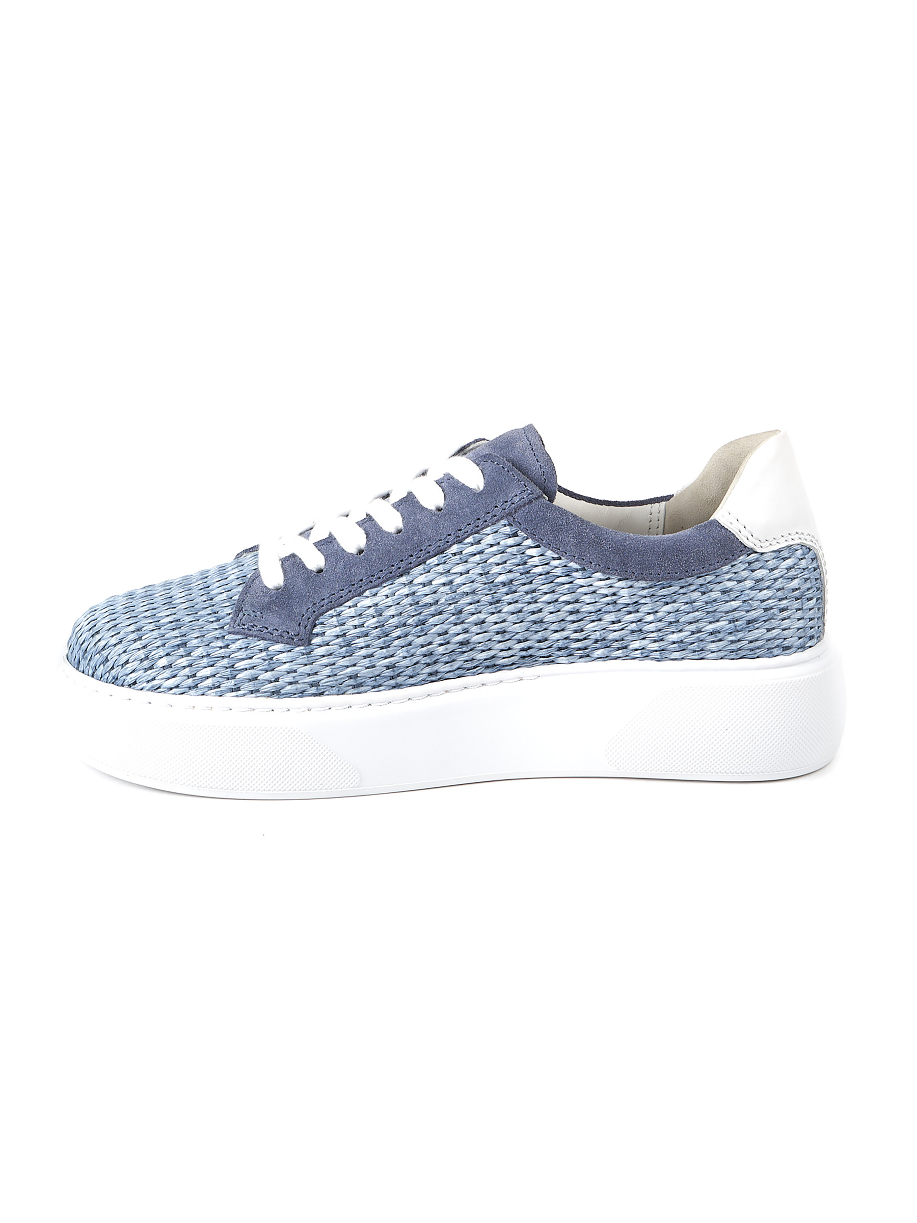 dirndl+bua Damen Sneaker Hellblau