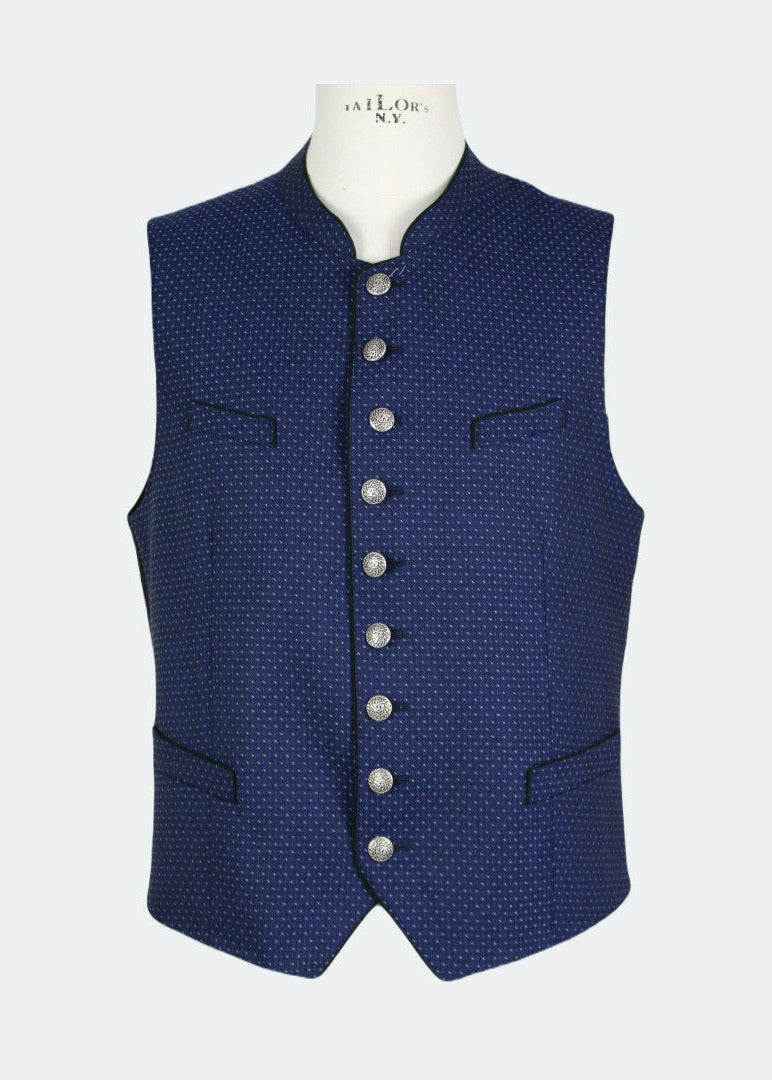 Grasegger Herren Weste Xeno Blau