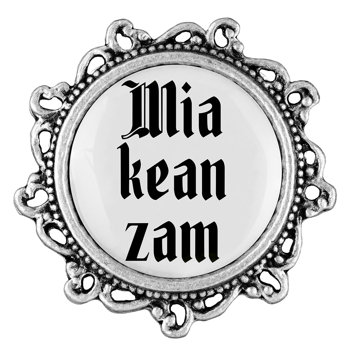 Gaudiknopf "Mia kean zam"