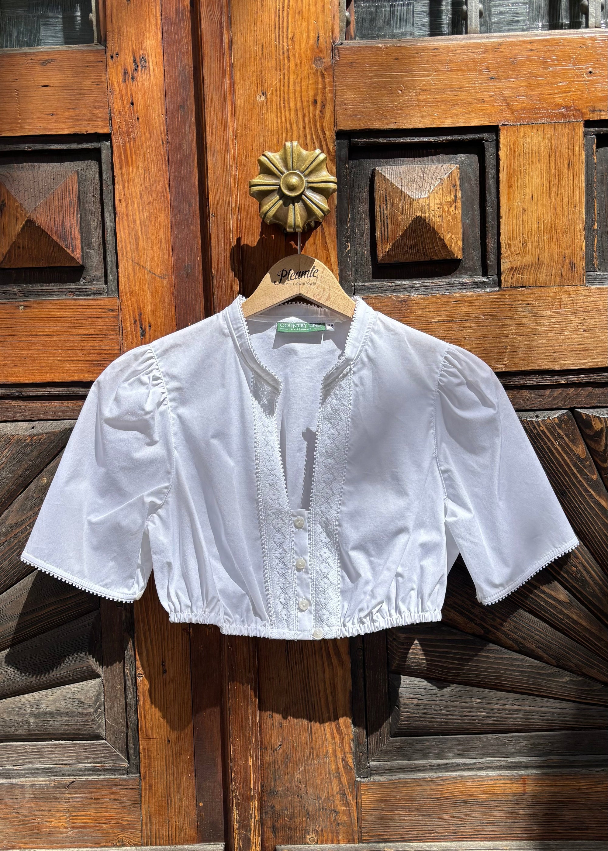 Country Line Dirndlbluse Weiß