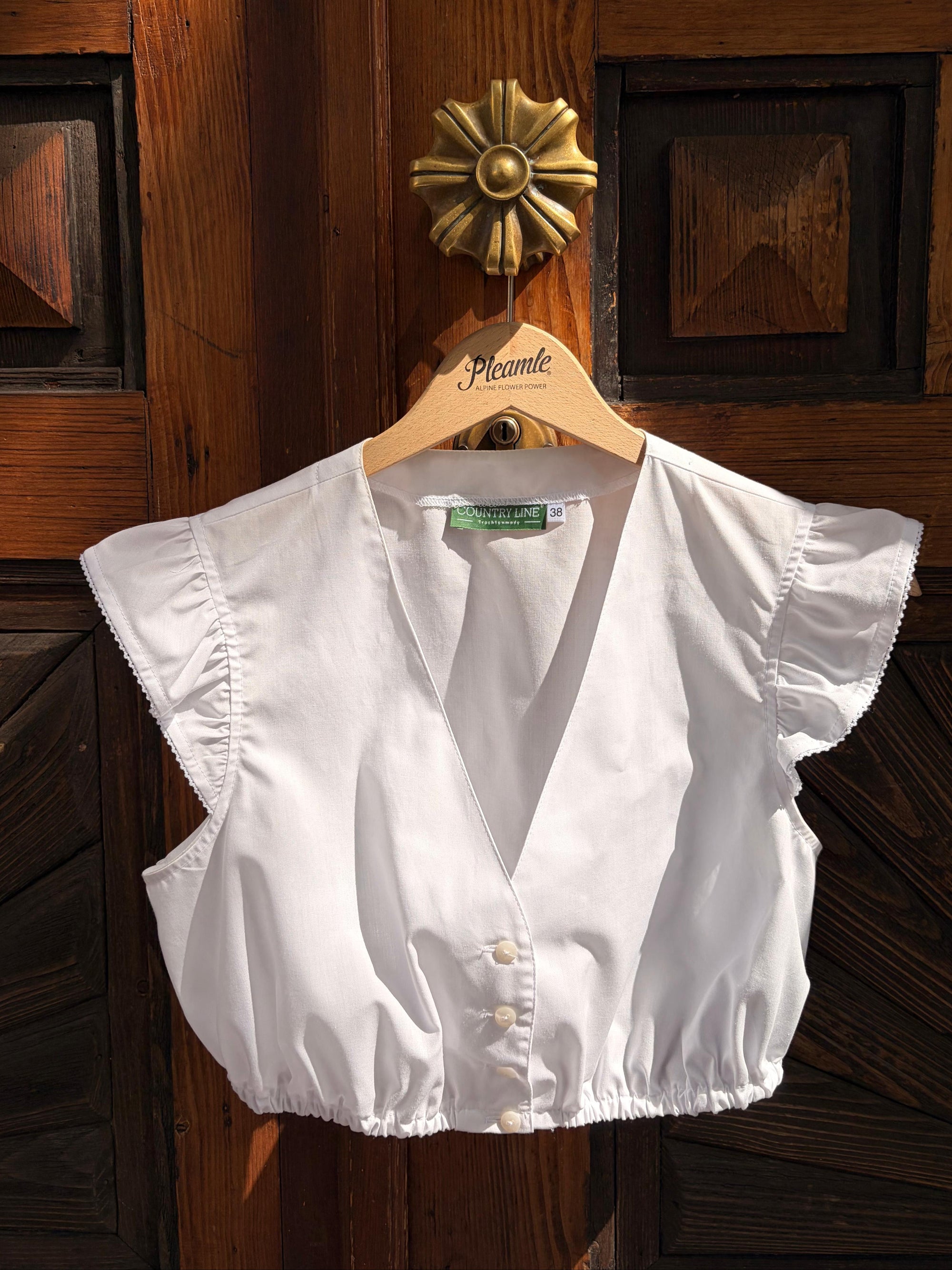 Country Line Dirndlbluse Weiß