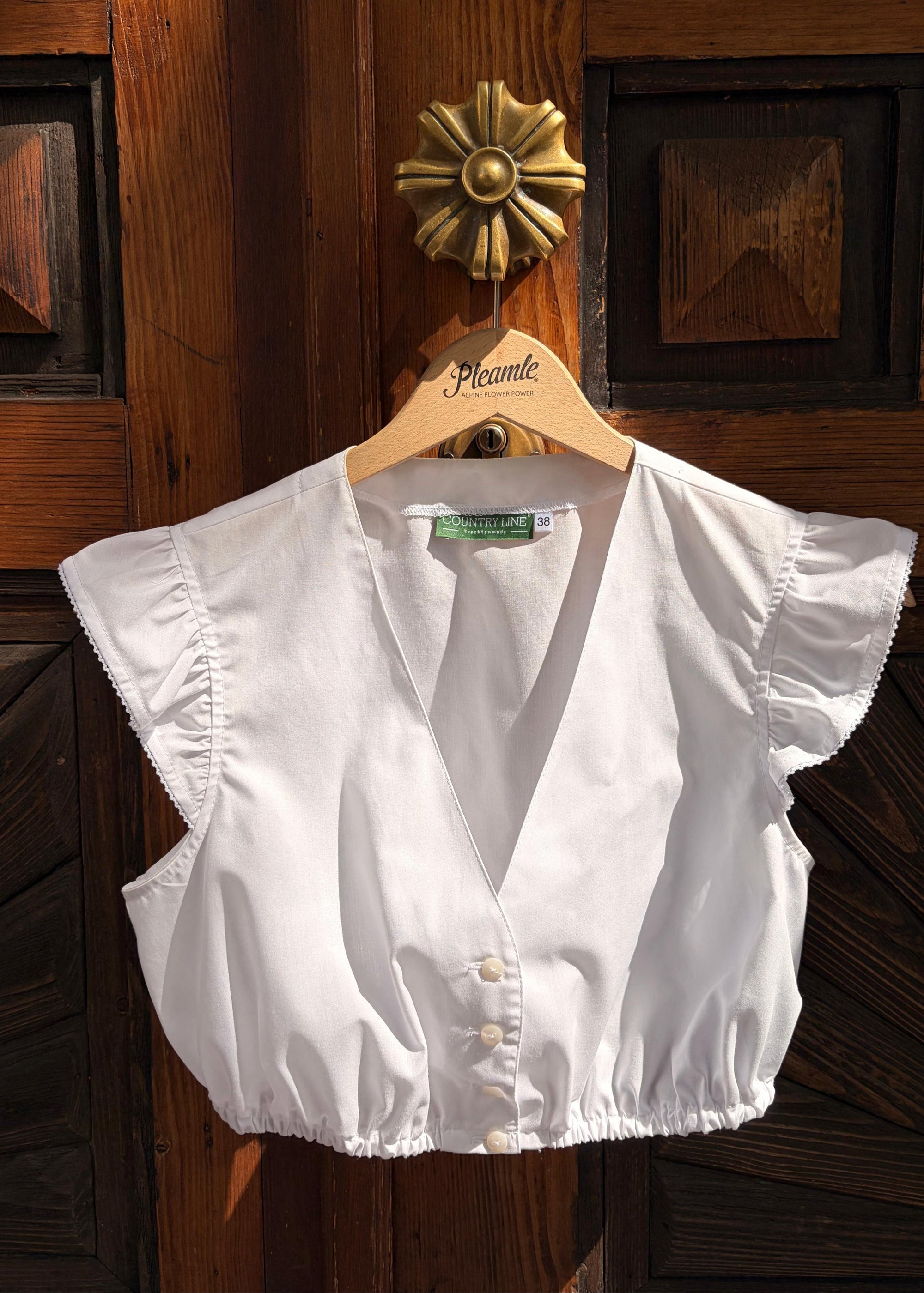 Country Line Dirndlbluse Weiß