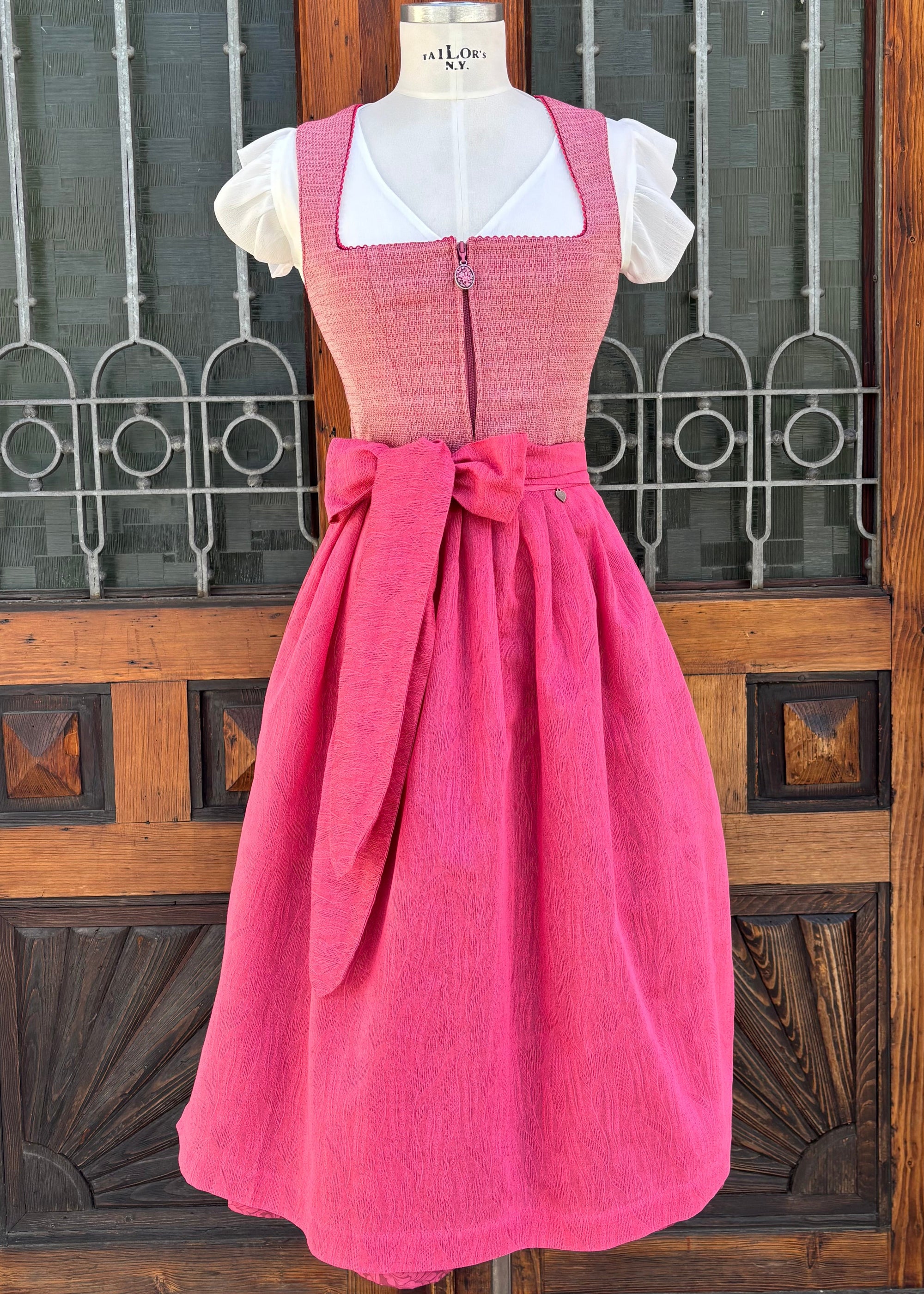 Country Line Dirndl Rot