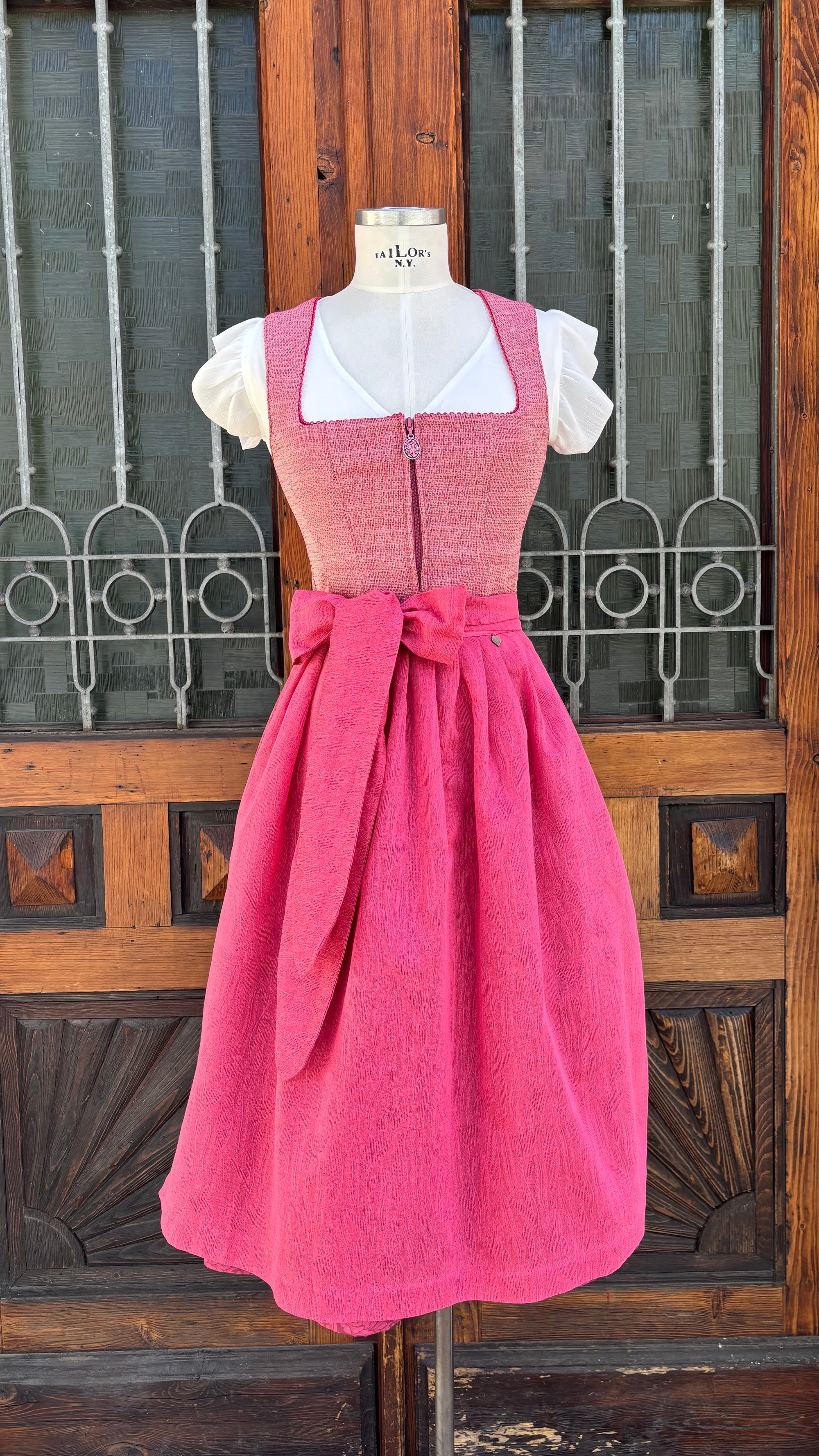 Country Line Dirndl Rot