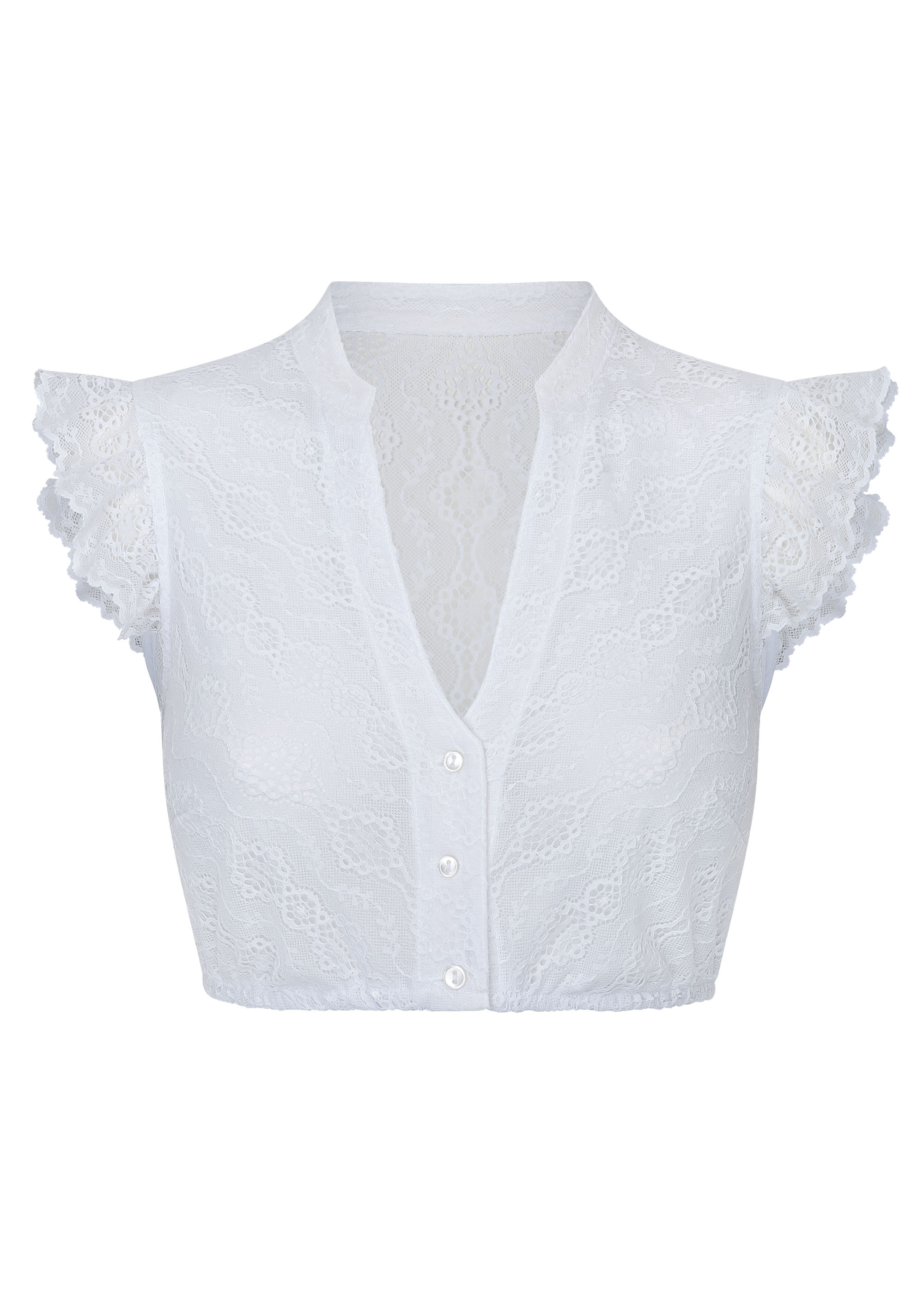 Waldorff Dirndl Bluse Weiß