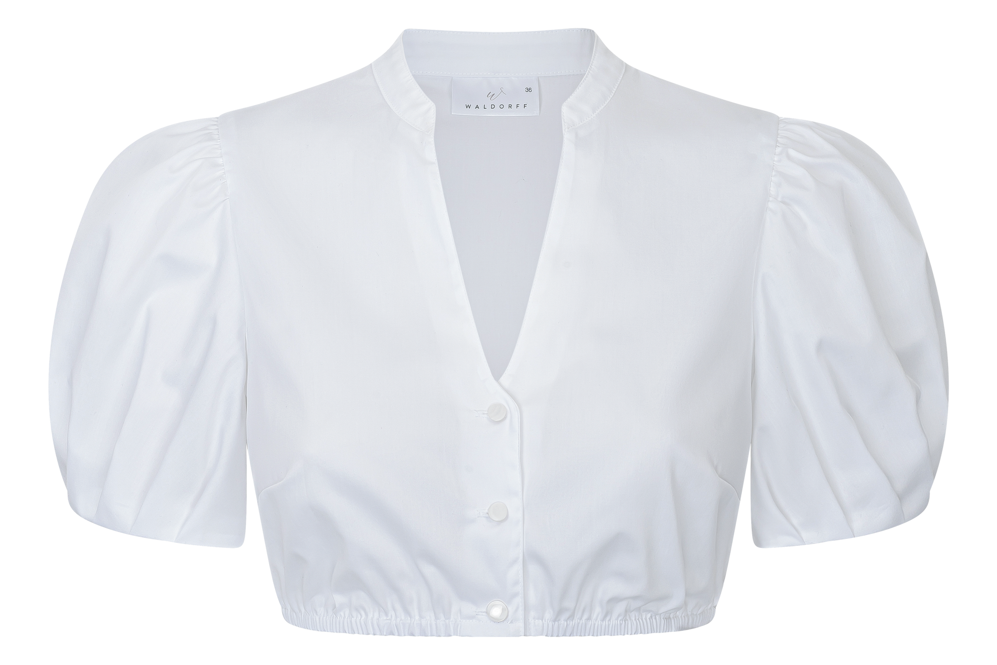 Waldorff Dirndl Bluse Viktoria Weiß
