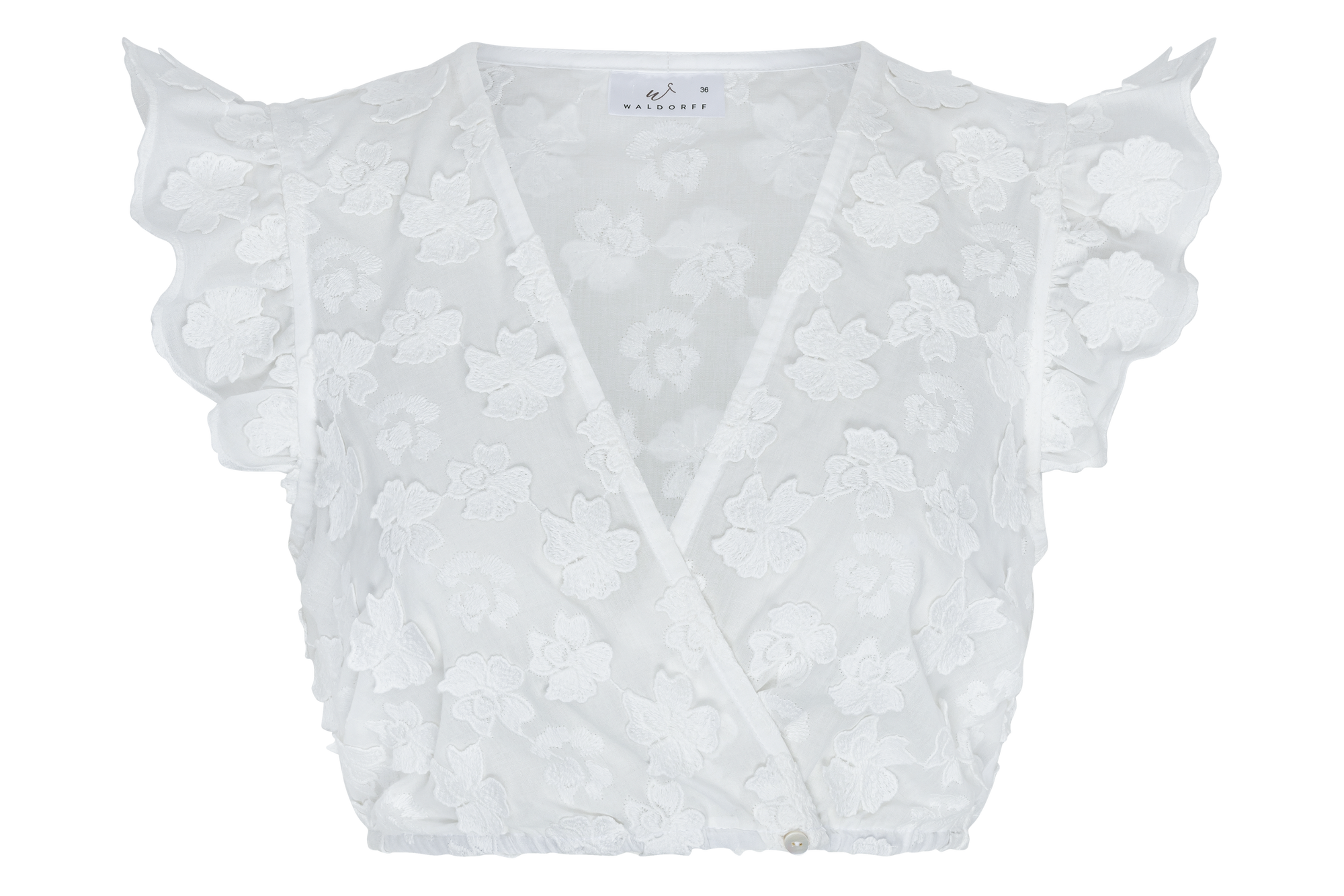 Waldorff Dirndl Bluse Ivy Weiß