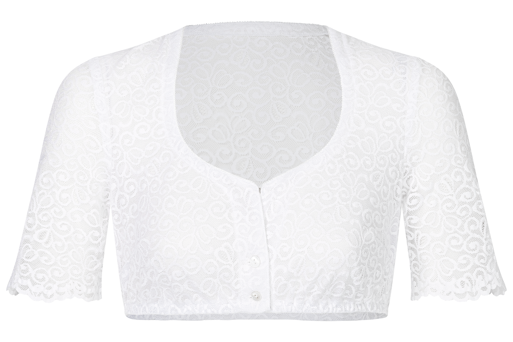 Waldorff Dirndl Bluse Adele Weiß
