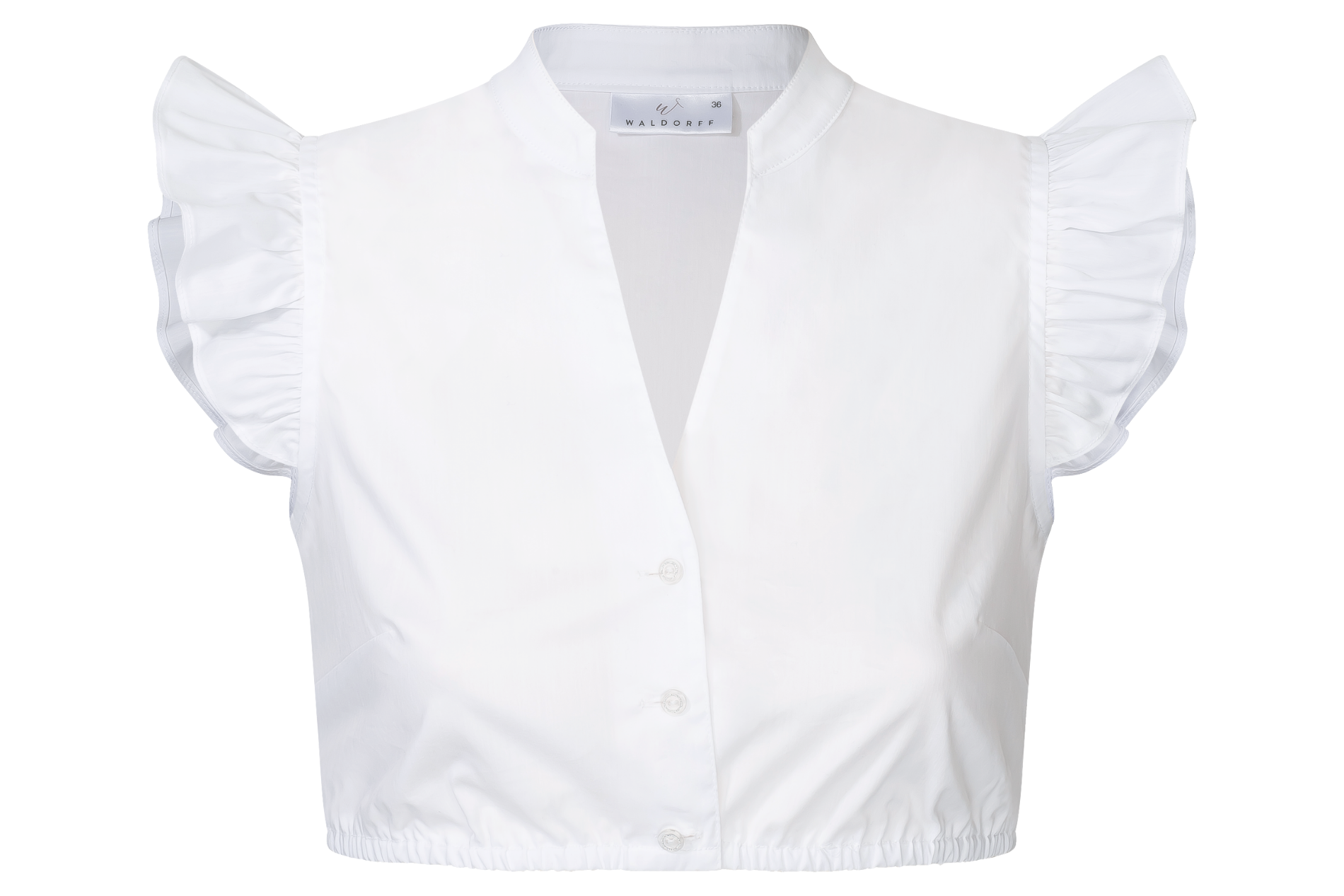 Waldorff Dirndl Bluse Fibi Weiß