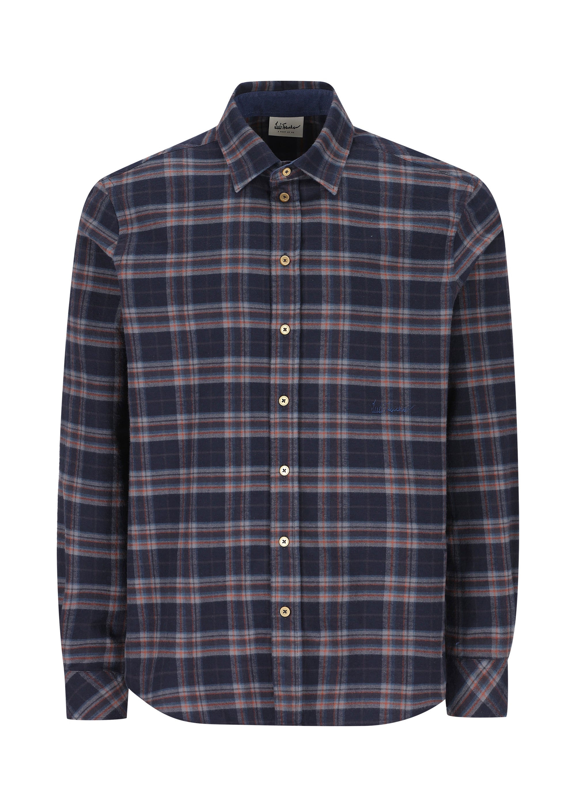 Luis Trenker Herren Hemd Lubodo Blau