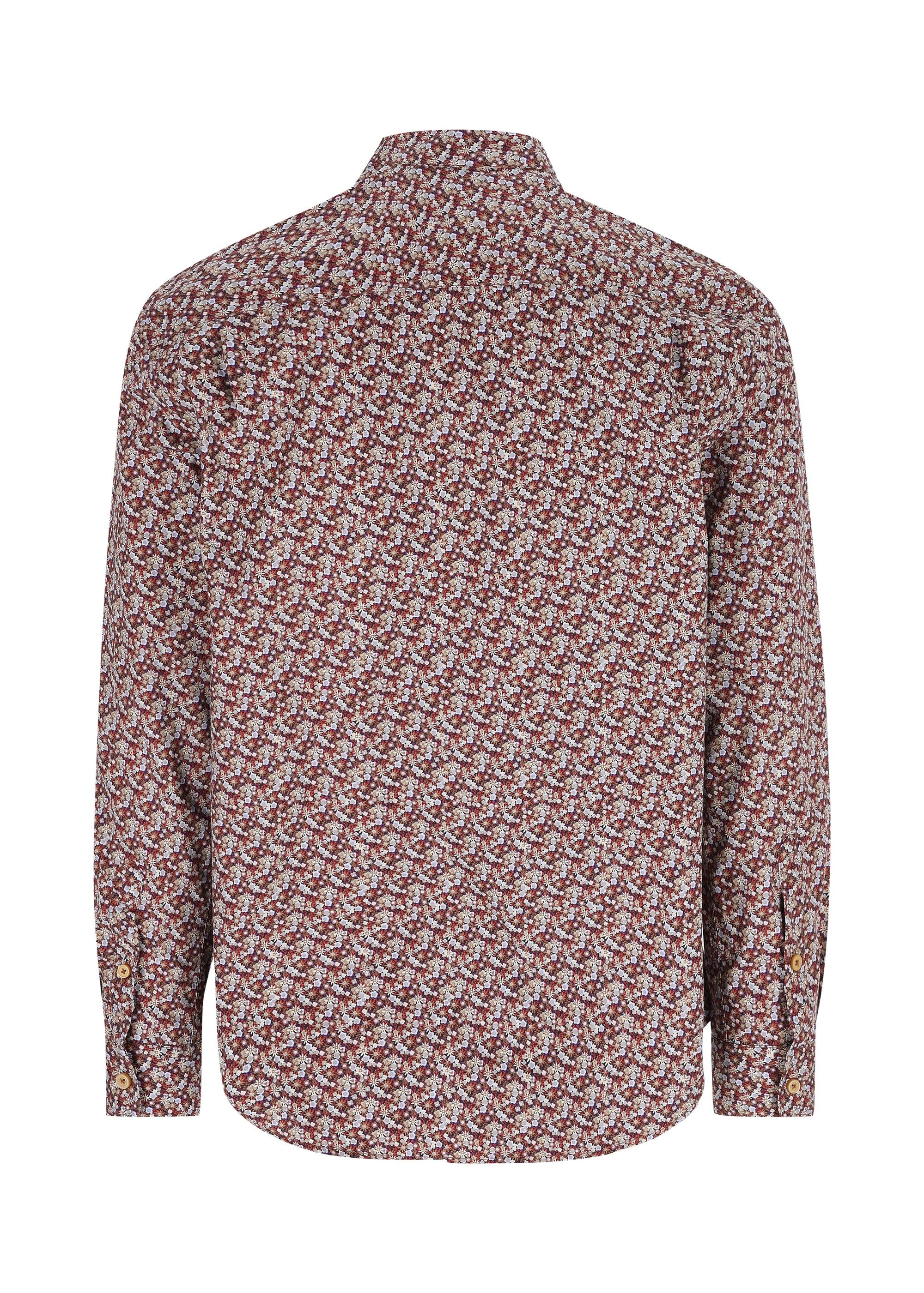Luis Trenker Herren Hemd Lubernet Micro Muster