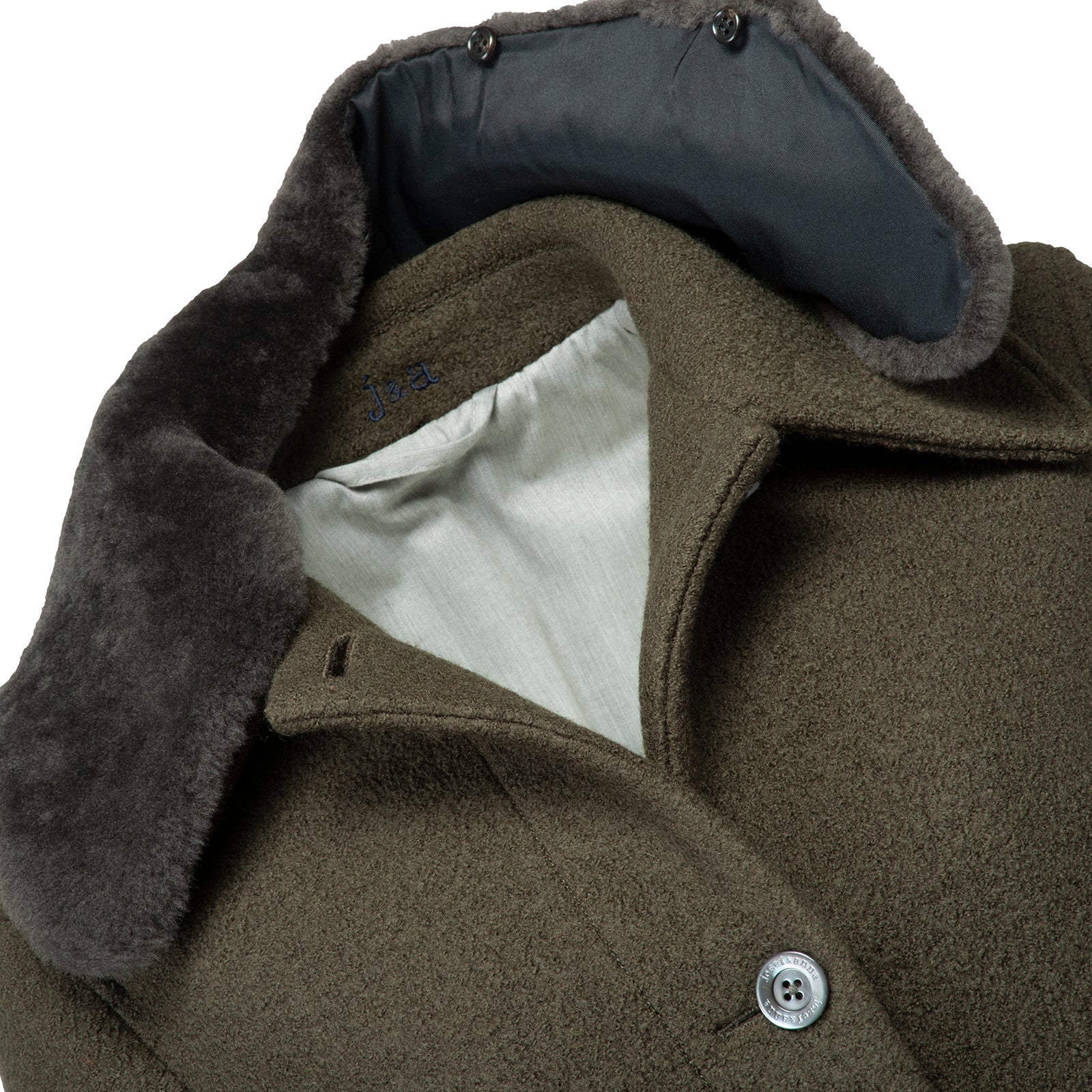 josef & anna Damen Shearling Coat Chantal