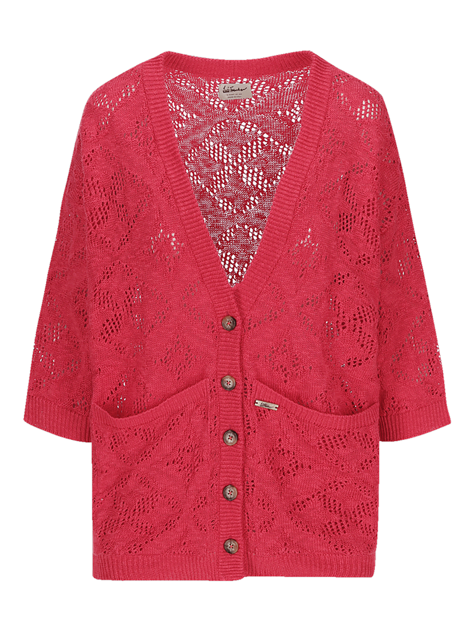 Luis Trenker Damen Strickjacke Lujuna Fuchsia