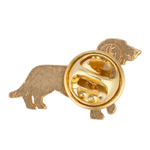 Gaudiknopf Dackel Gold