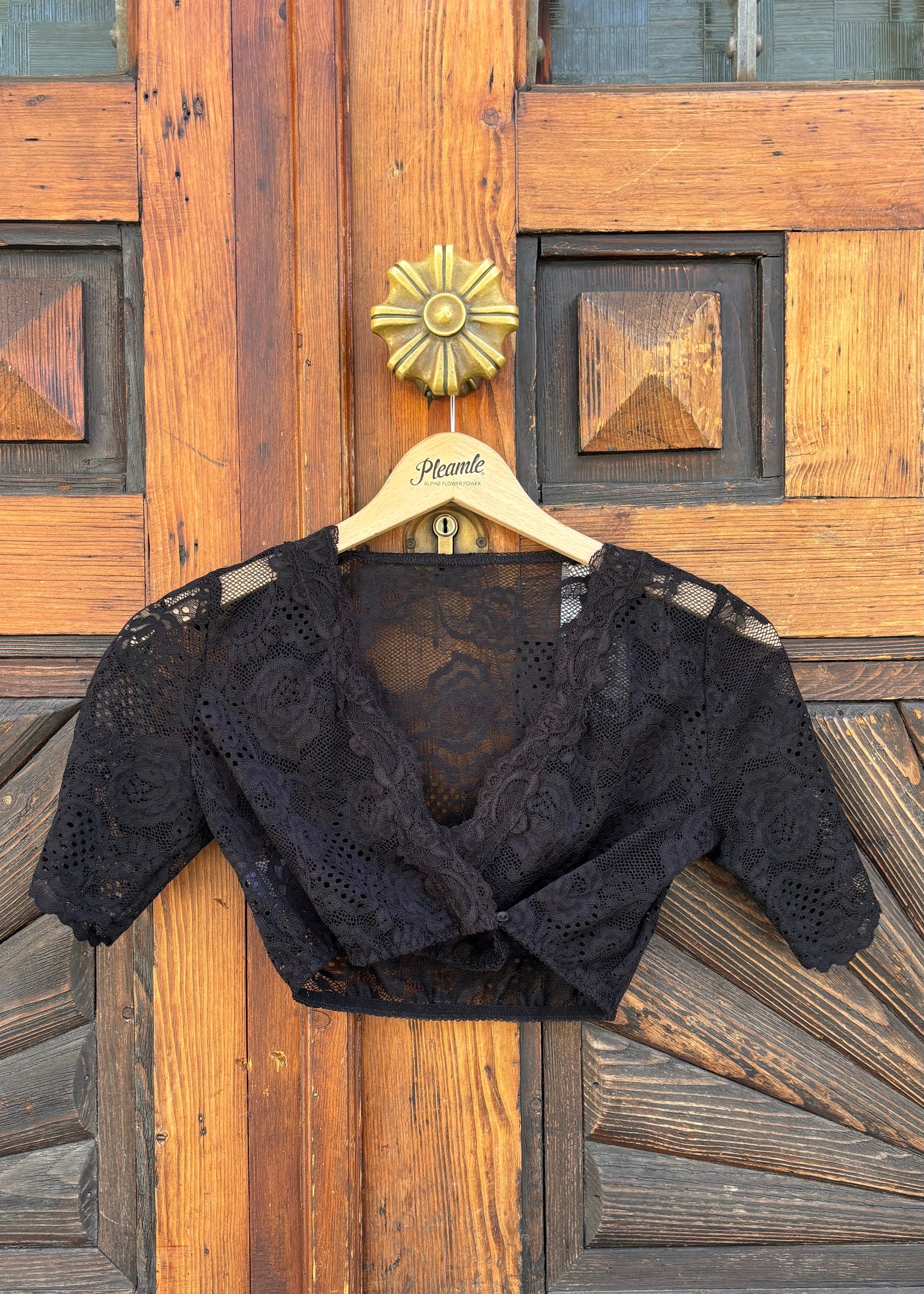 My Choice Dirndlbluse Romy schwarz