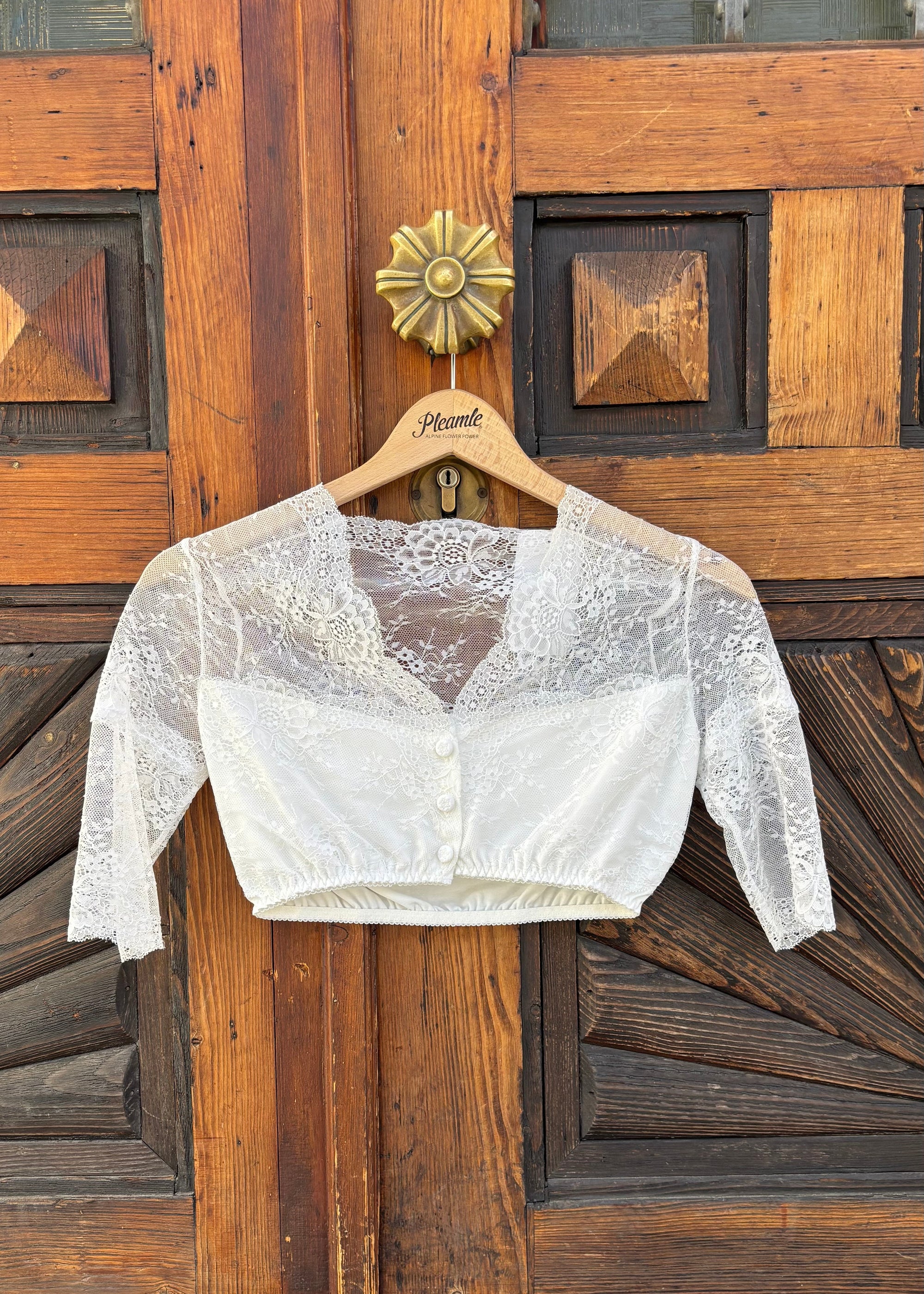 My Choice Dirndlbluse Olivia Weiß