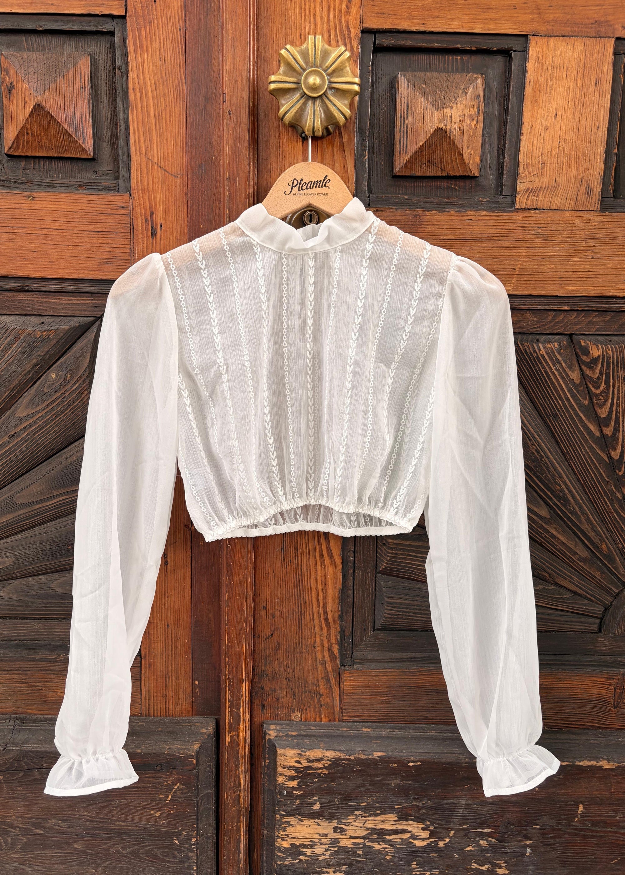 My Choice Dirndlbluse Irene weiß