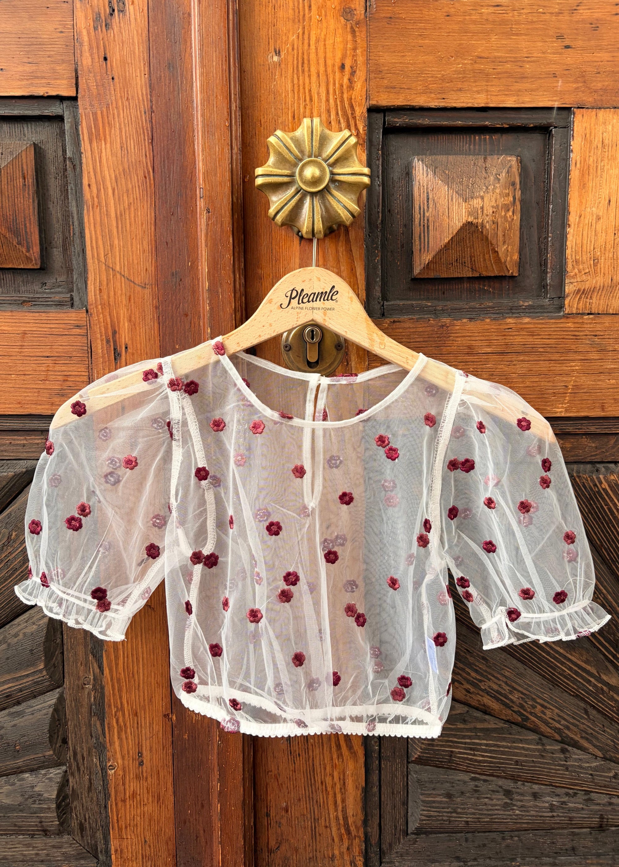 My Choice Dirndlbluse Felicity Bordeaux