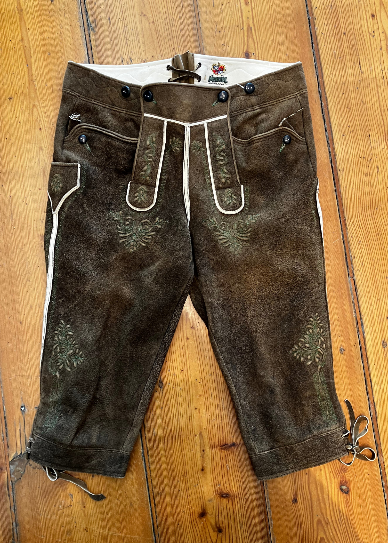 Meindl Herren Lederhose Salzburg Säm.Roth ahorn