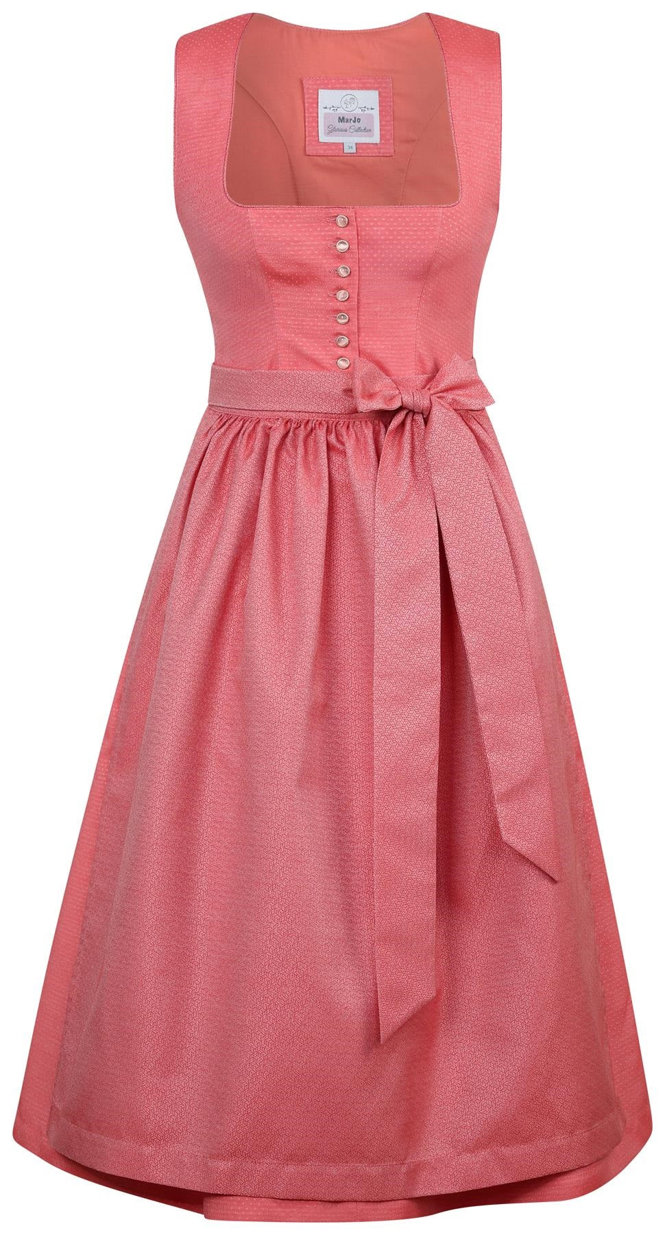 Marjo Dirndl Wackersberg Koralle 65cm