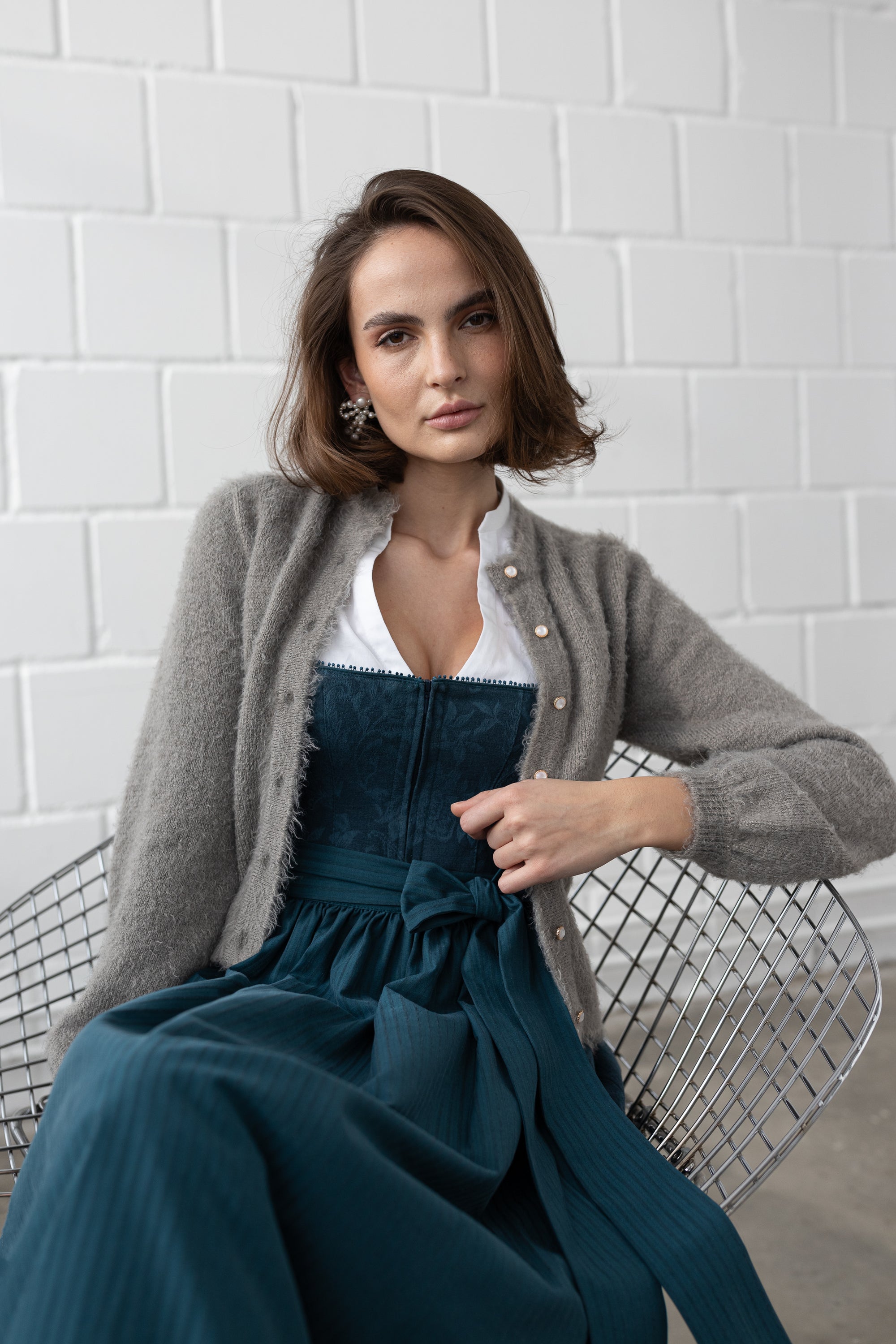 Marjo Dirndl Thalora Blautanne