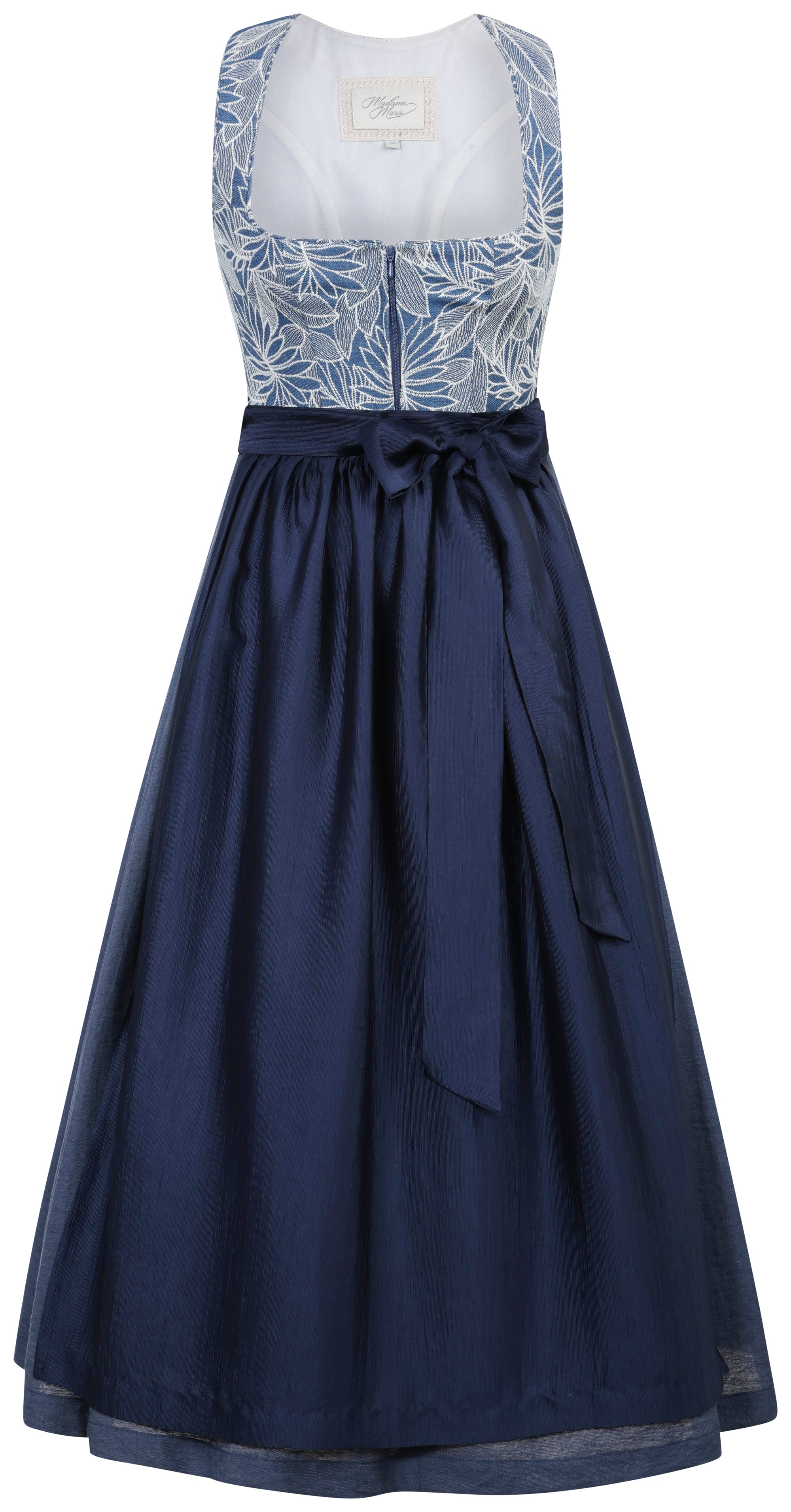 Marjo Dirndl Vandoria Vintage Blue 80cm