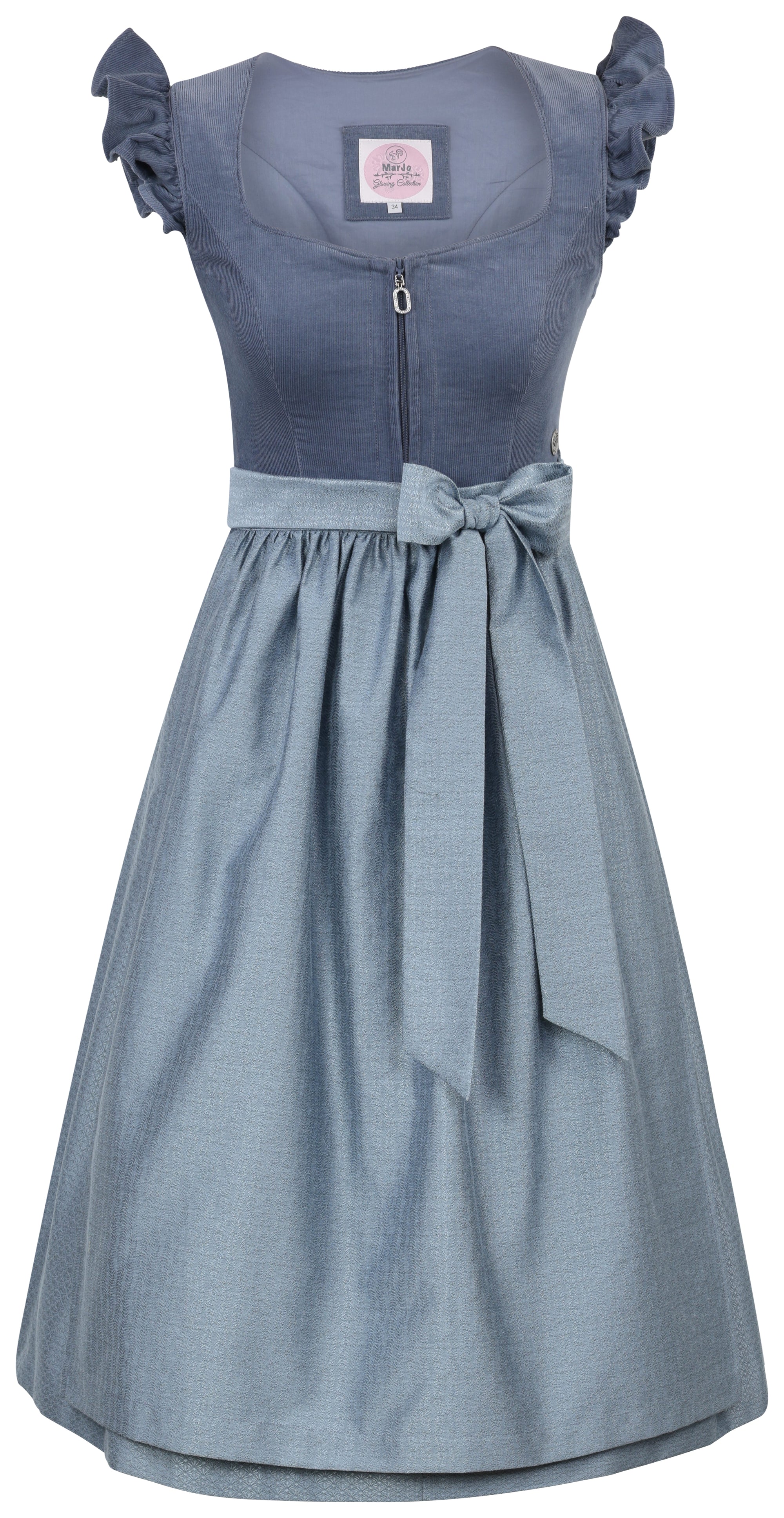 Marjo Dirndl Ansfelden Himmelblau 65cm