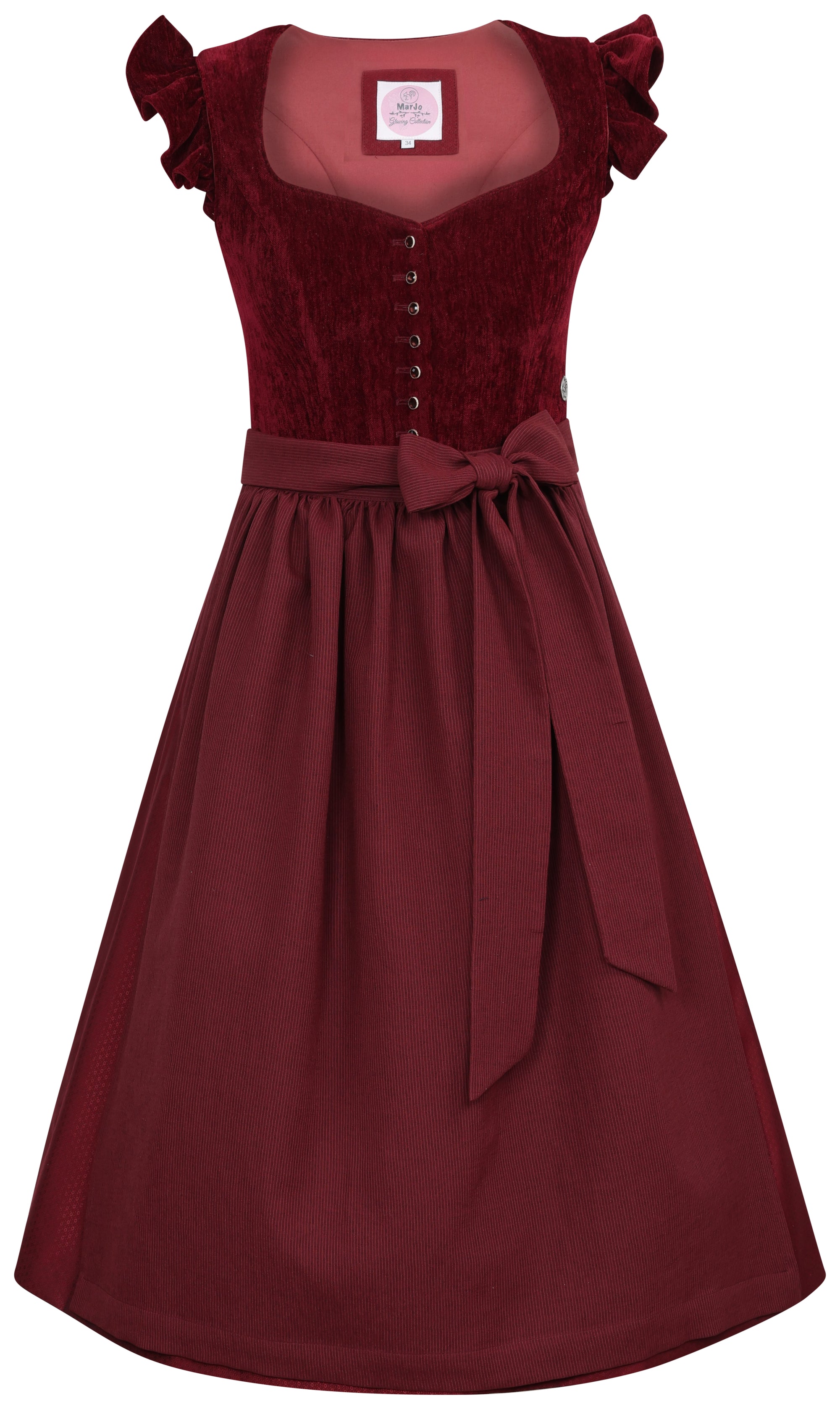 Marjo Dirndl Hochwinkel Wine 70cm