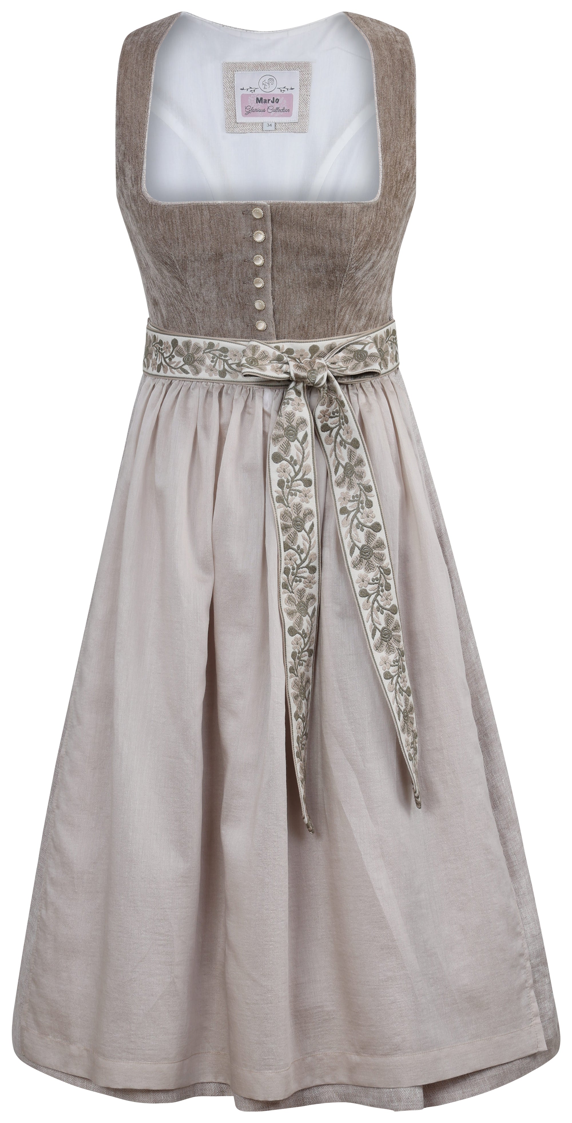 MarJo Dirndl Leopoldsdorf Taupe
