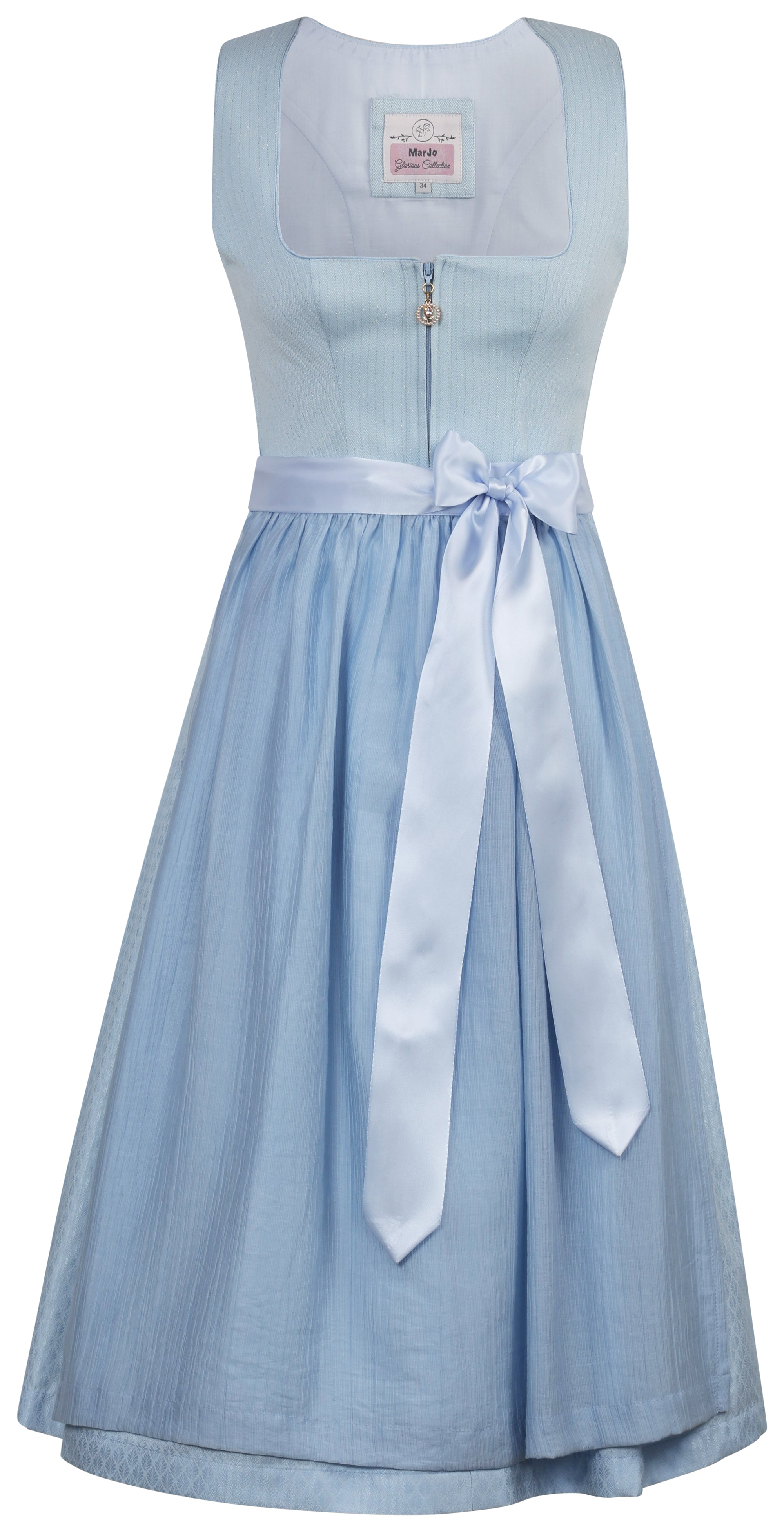 Marjo Dirndl Neutal Himmelblau 65cm
