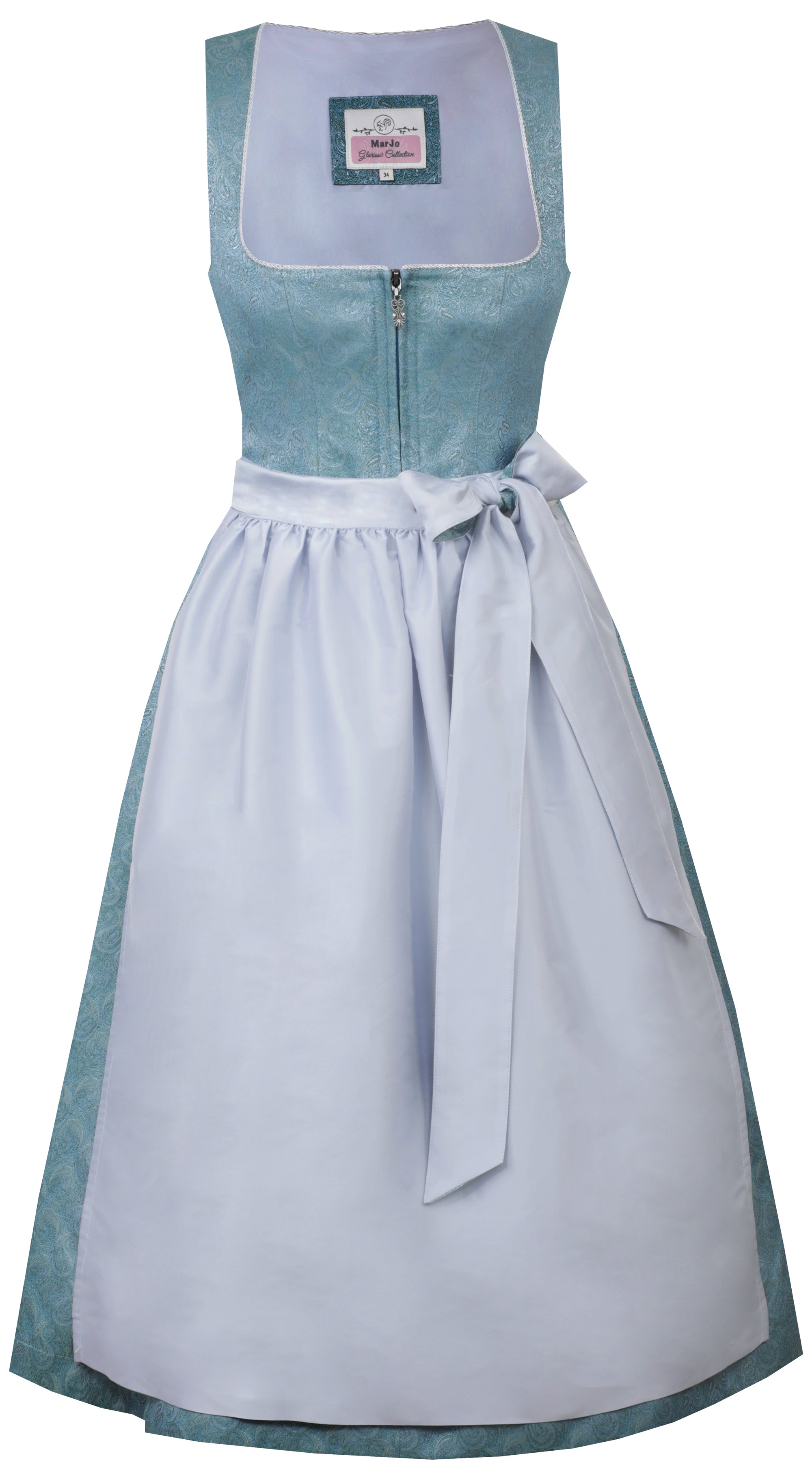 Marjo Dirndl Bechhofen Capriblau 70cm