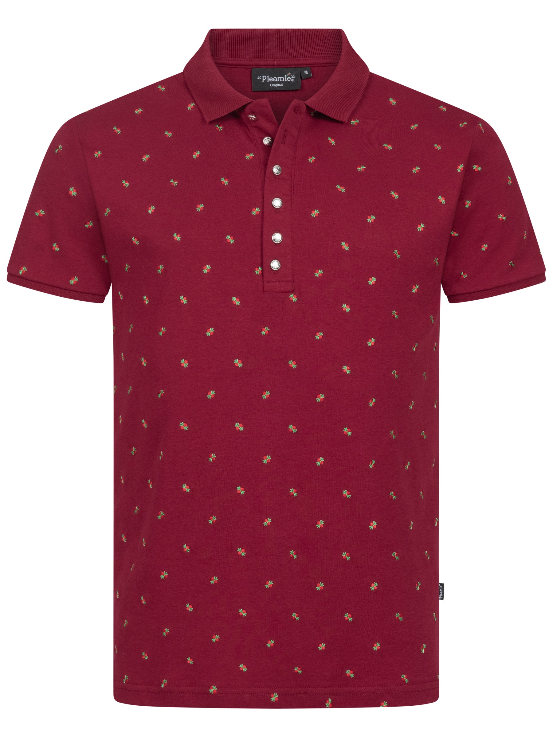 Pleamle Herren Polo Weinrot original