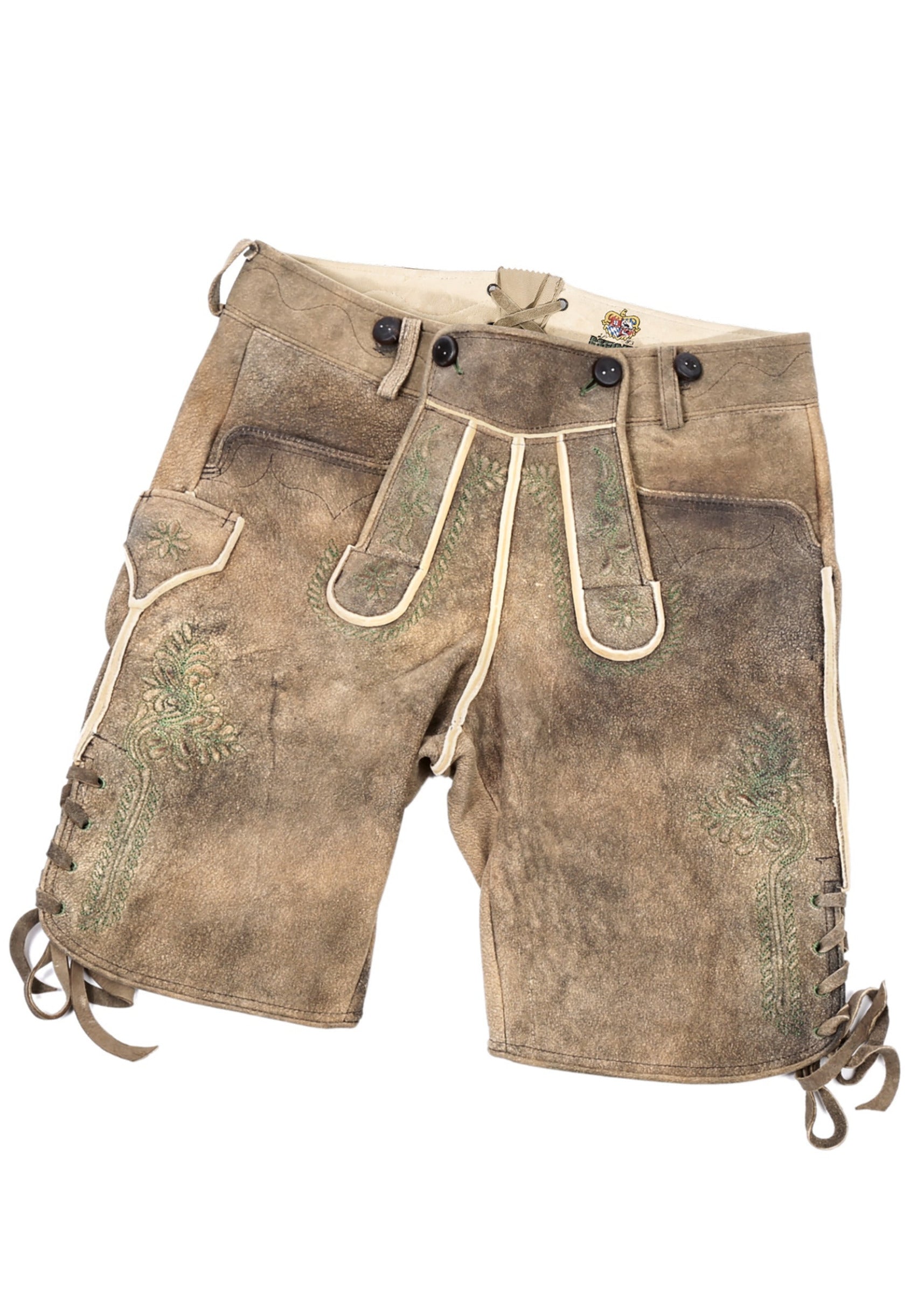Meindl Herren Lederhose Salzburg Altschwarz
