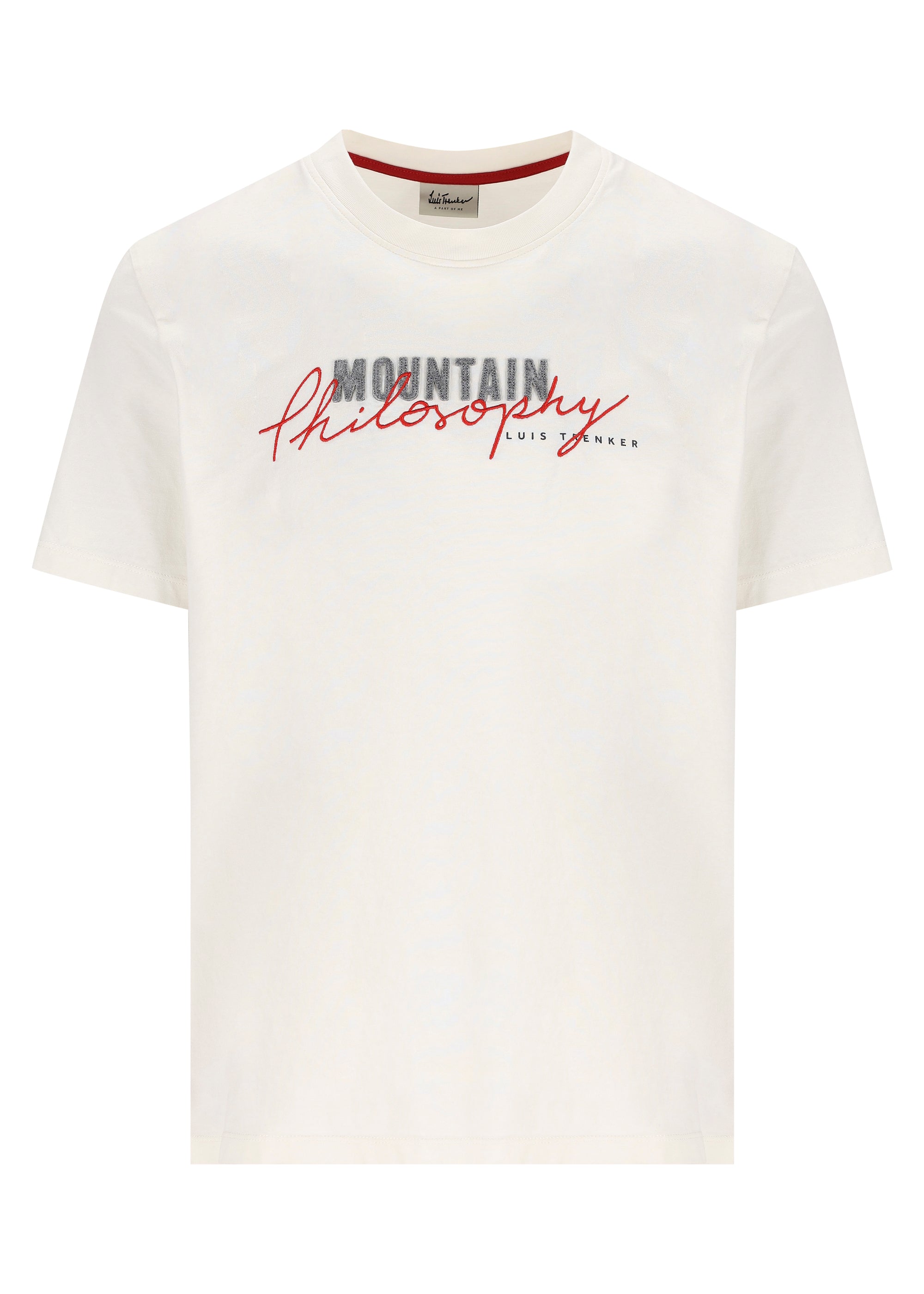 Luis Trenker Herren Shirt Philosophist Weiß