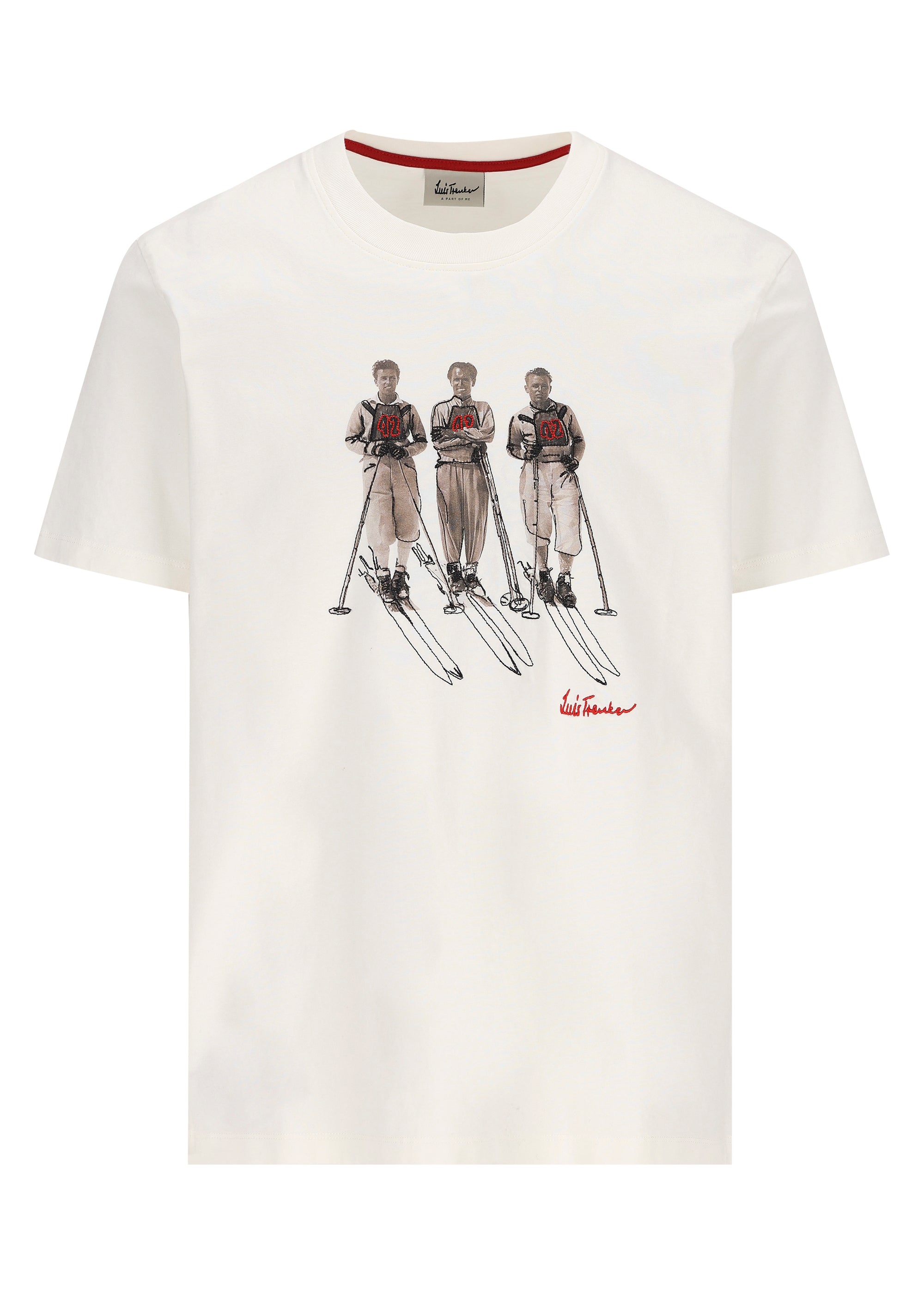 Luis Trenker Herren Shirt Lutrix Weiß