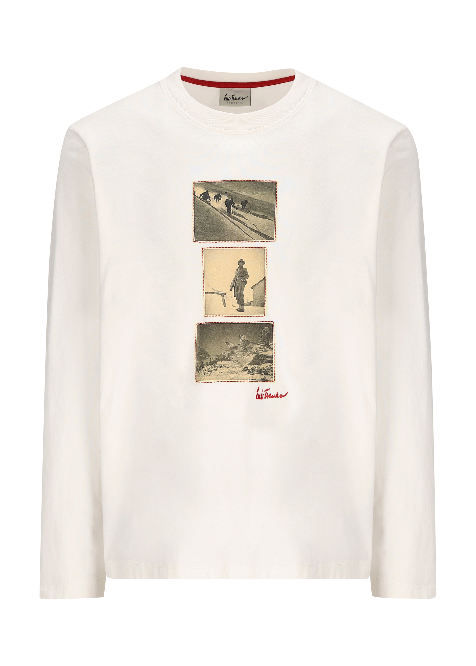 Luis Trenker Herren Shirt Lubode Weiß