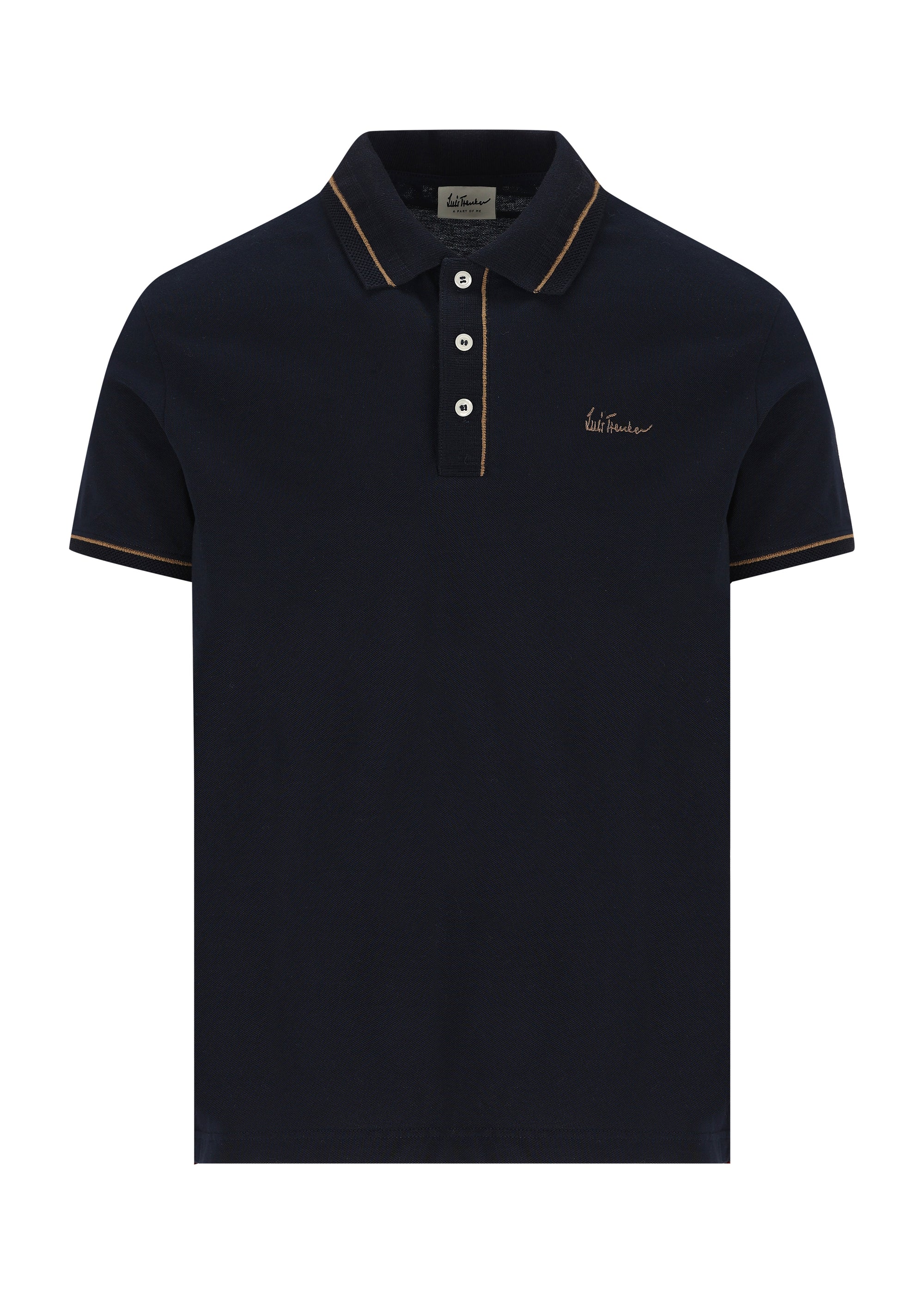 Luis Trenker Herren Polo Luberneto Blau