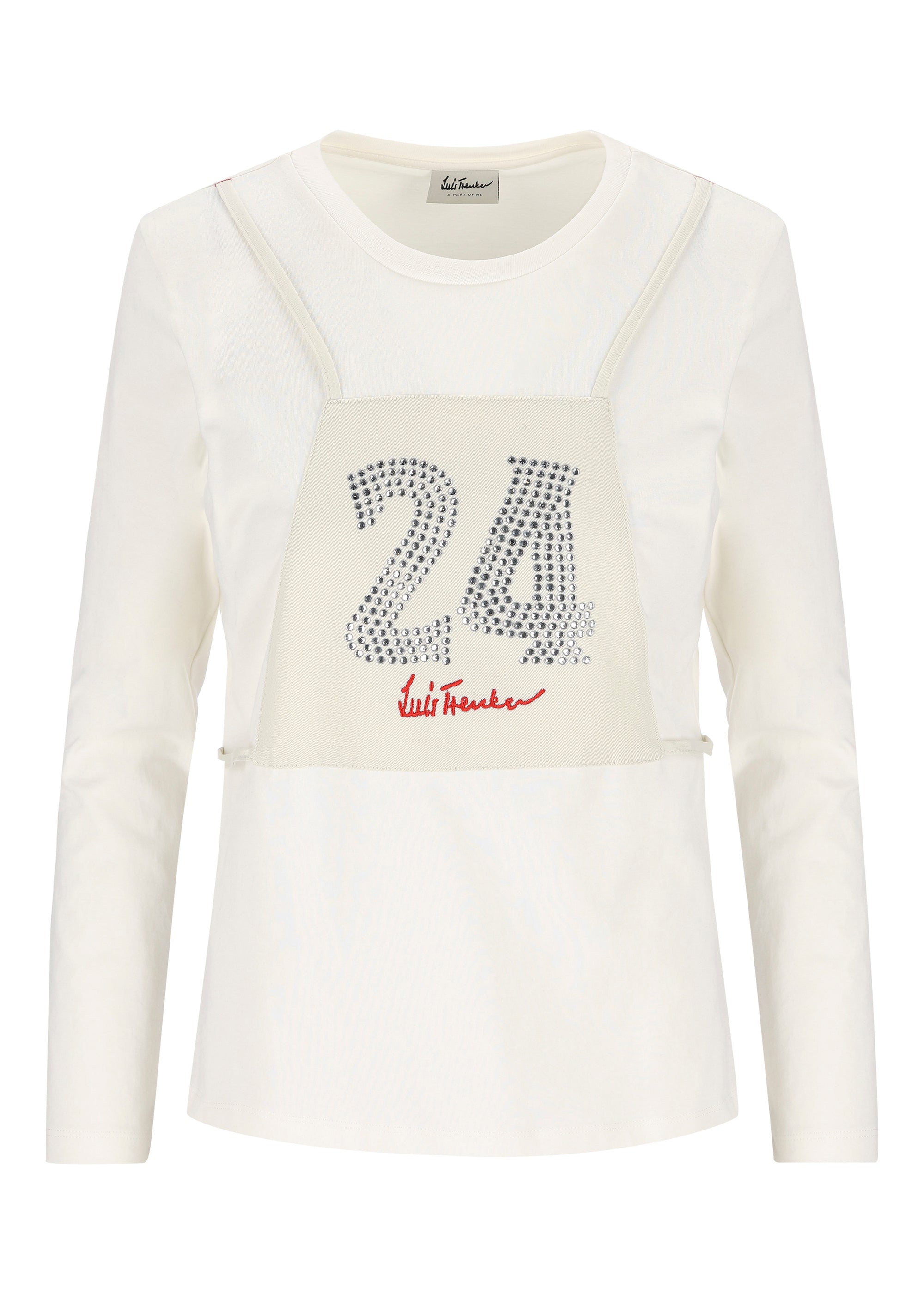 Luis Trenker Damen Shirt Startnummer Weiss