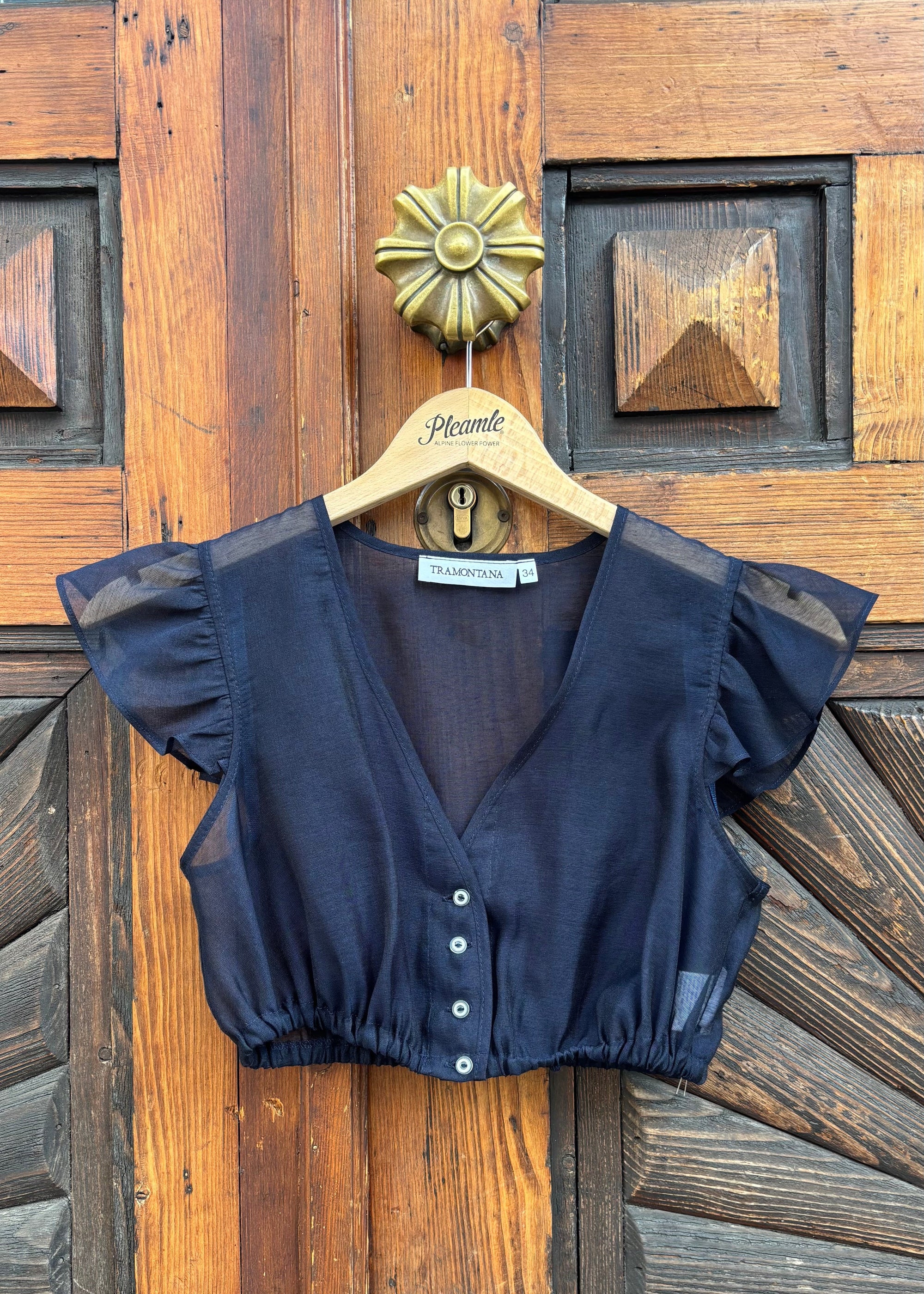 Tramontana Dirndlbluse Dunkelblau
