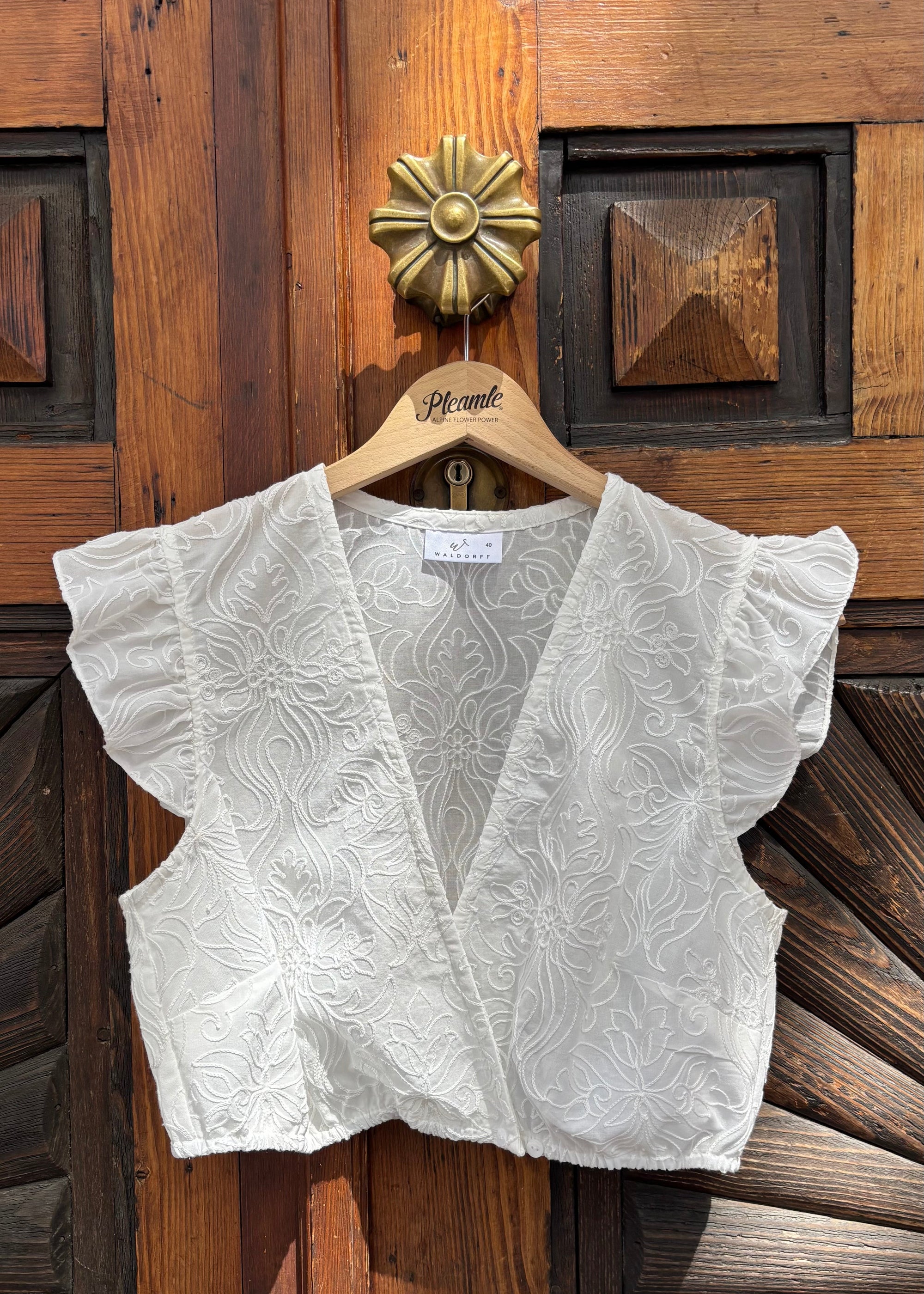 Waldorff Dirndlbluse Creme