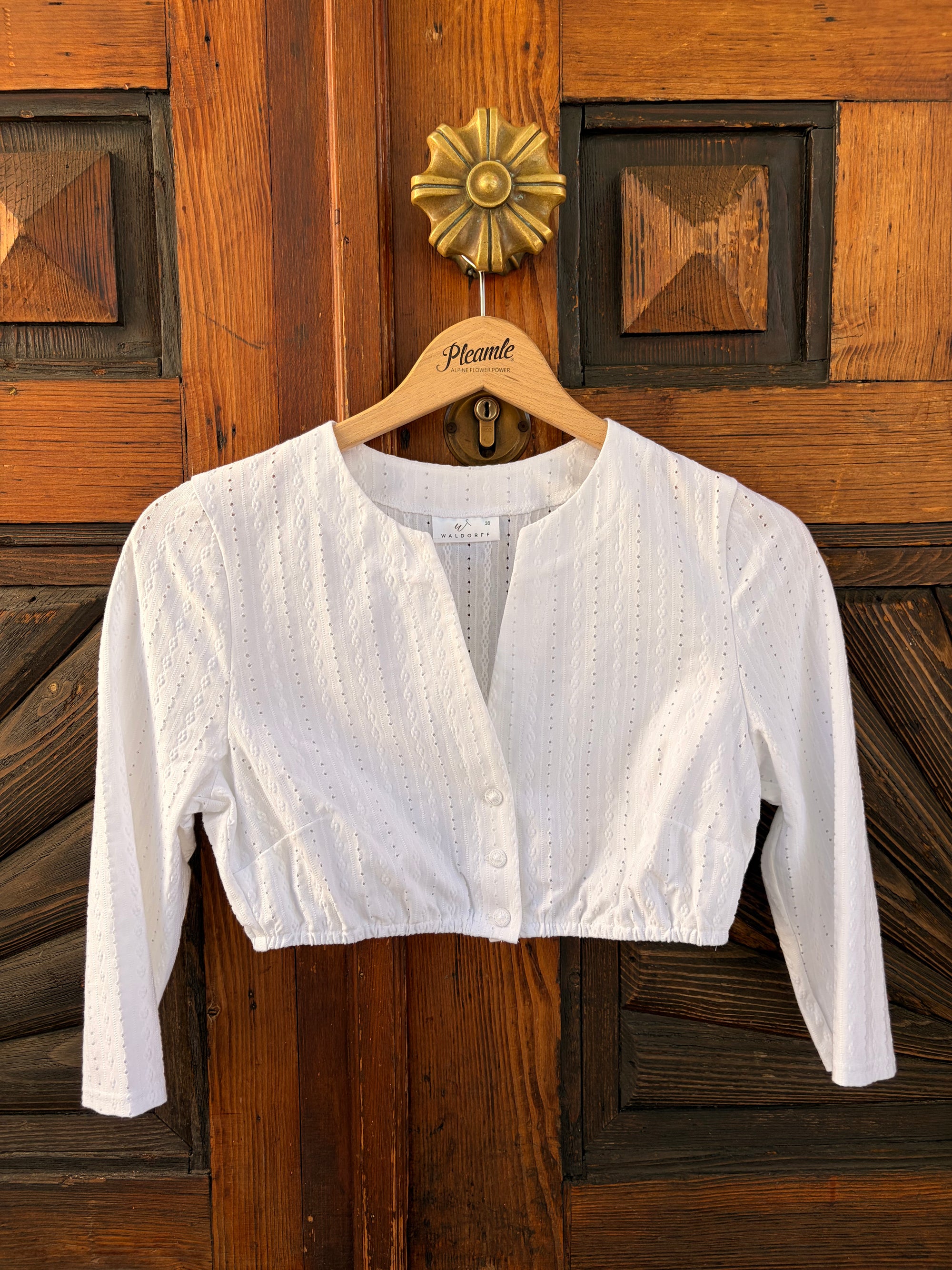 Waldorff Dirndlbluse Weiß 62159