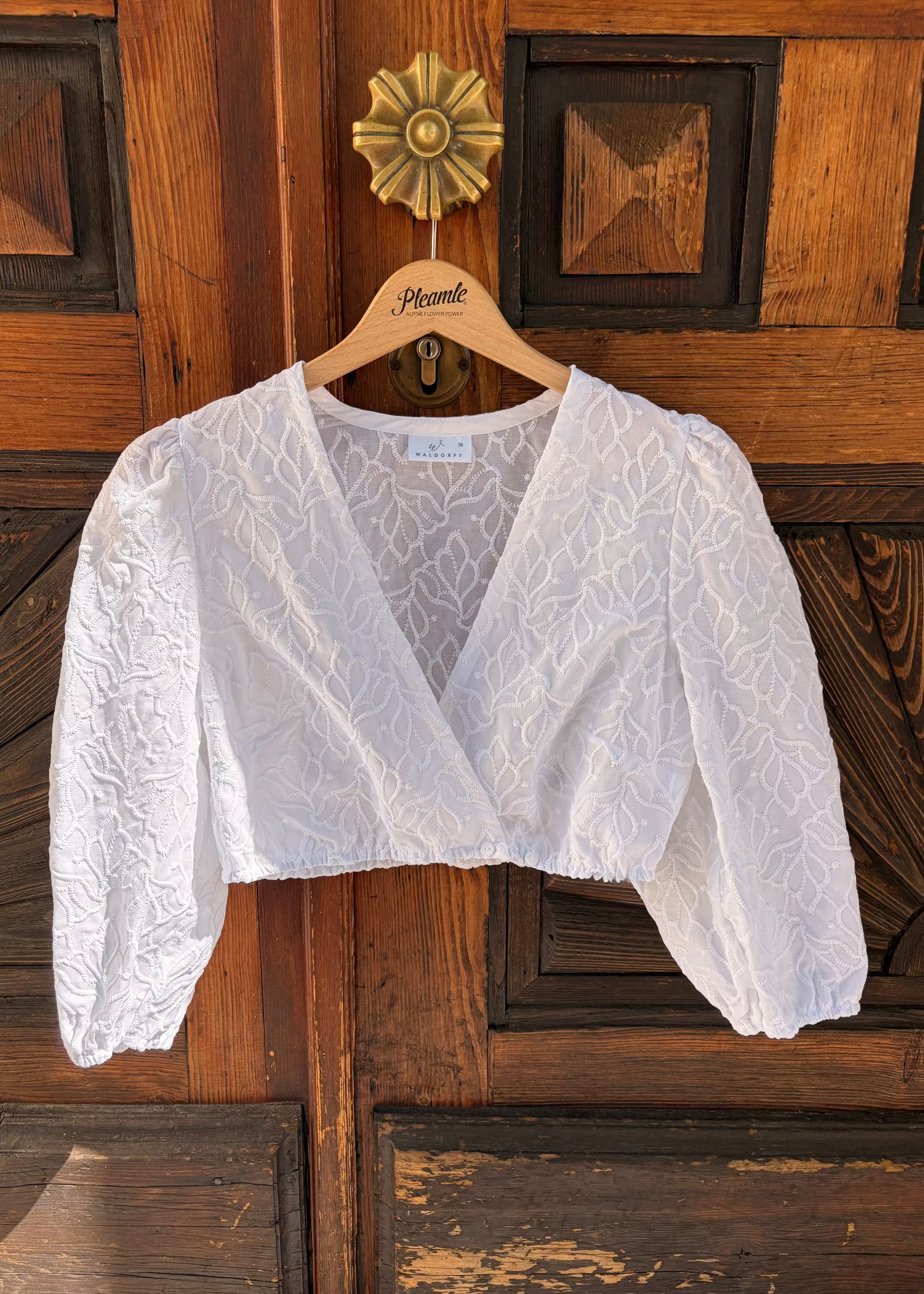 Waldorff Dirnd Bluse Weiß