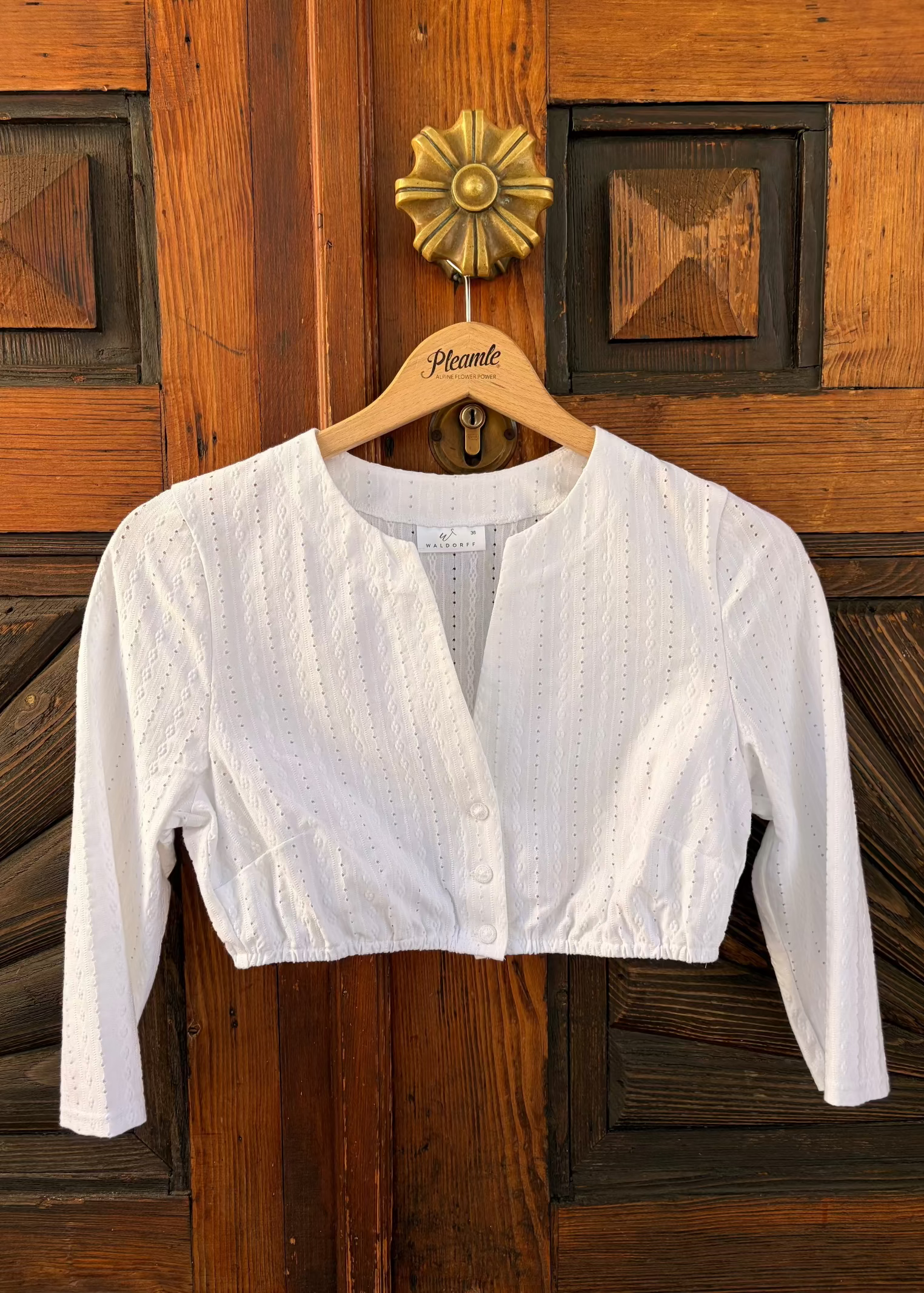 Waldorff Dirndl Bluse Weiß