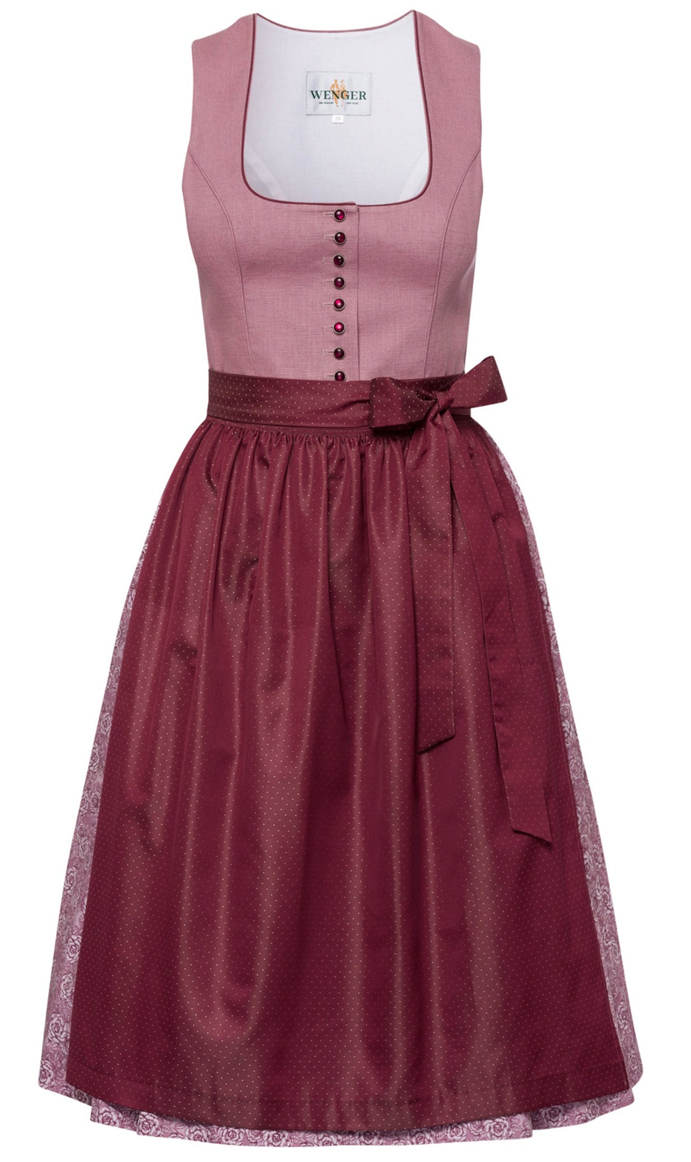 Wenger Dirndl Ines Altrosa