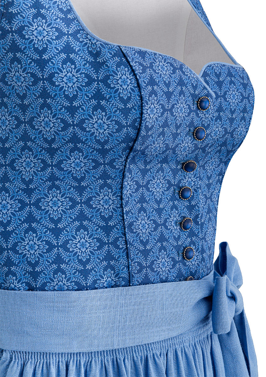 Wenger Damen Dirndl Emelie Blau